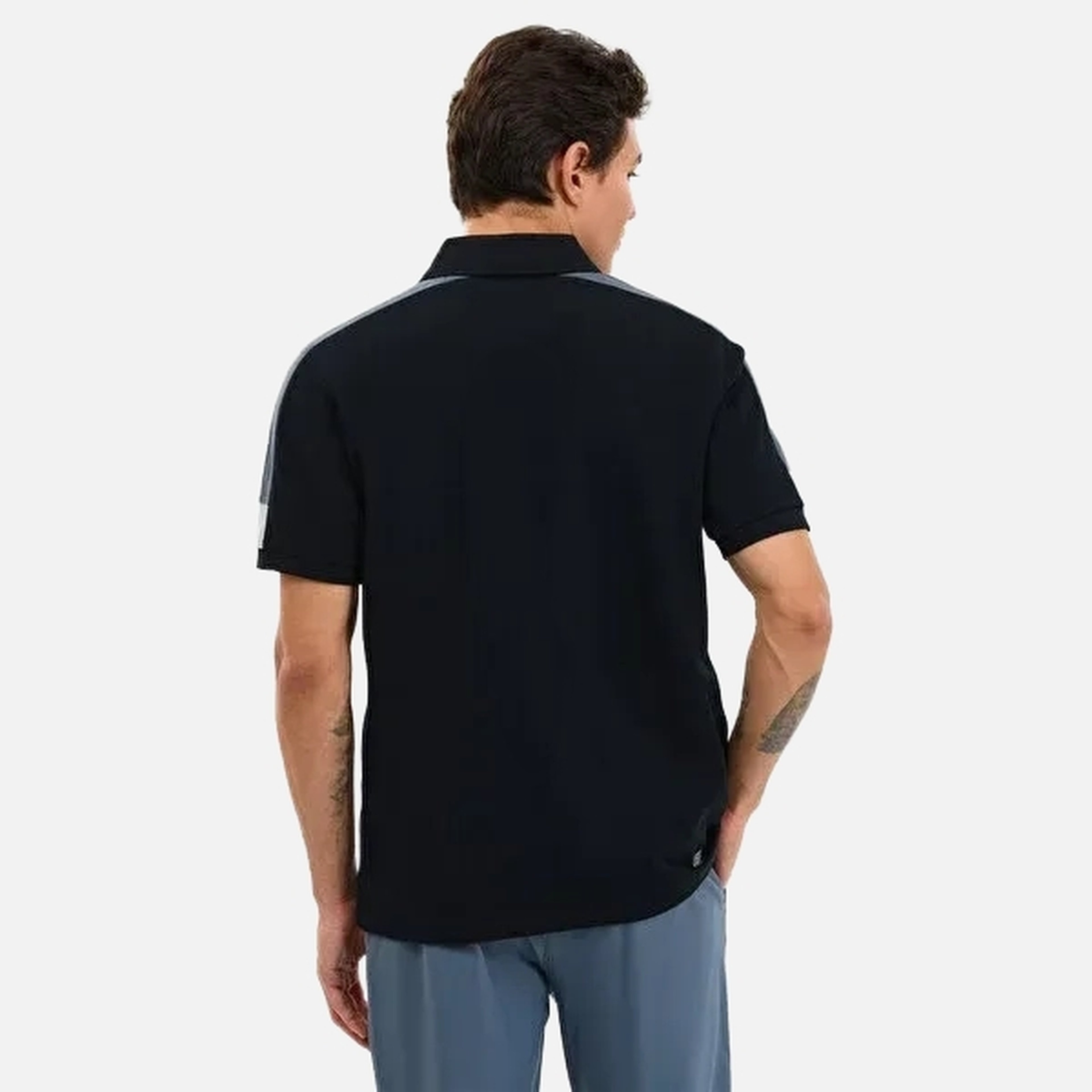 Skechers Colorblock Erkek Polo Tişört