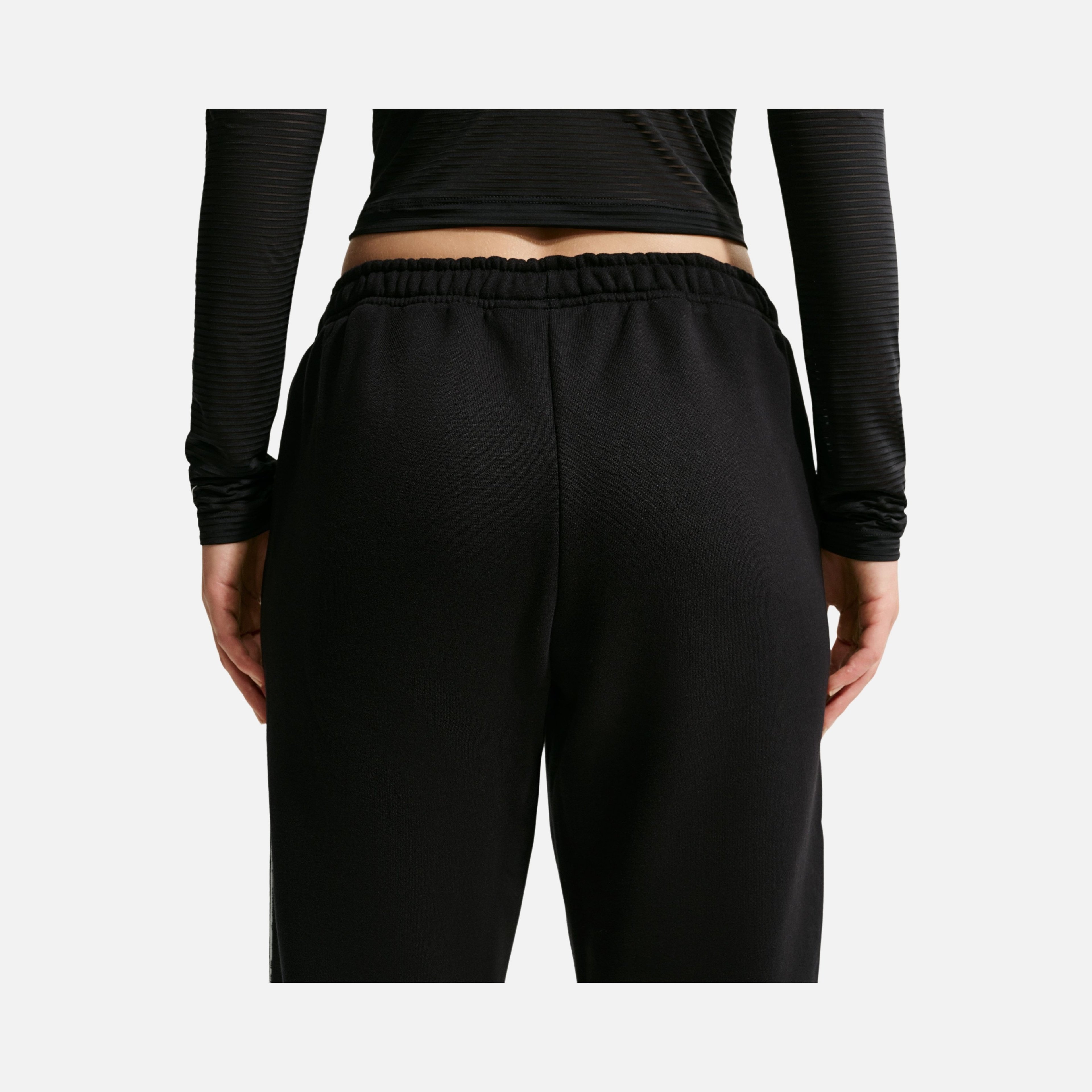 Nike Studio Fleece Mid-Rise Adjustable Cuff Kadın Pantolon