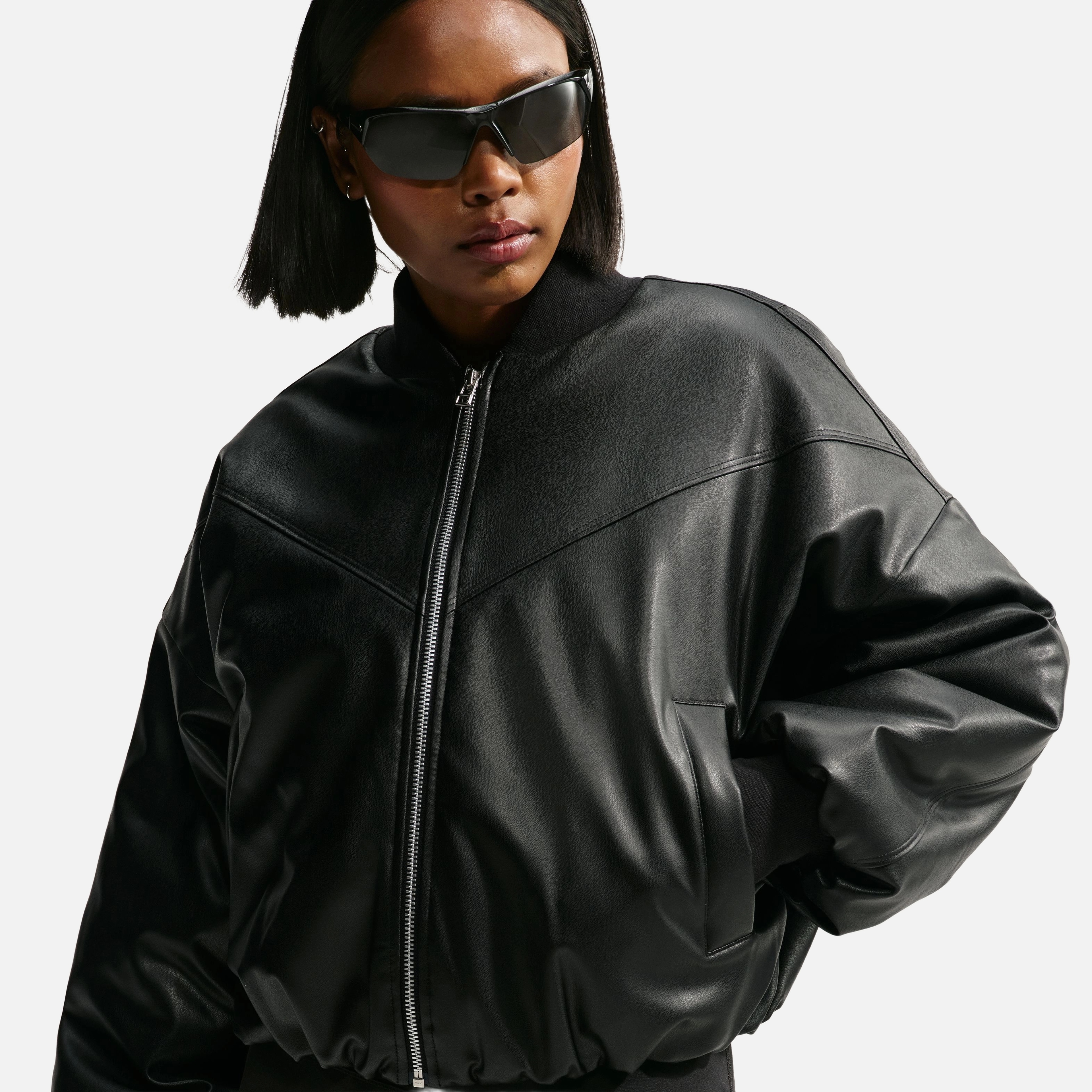 Nike Tf Pleather Bomber Kadın Ceket