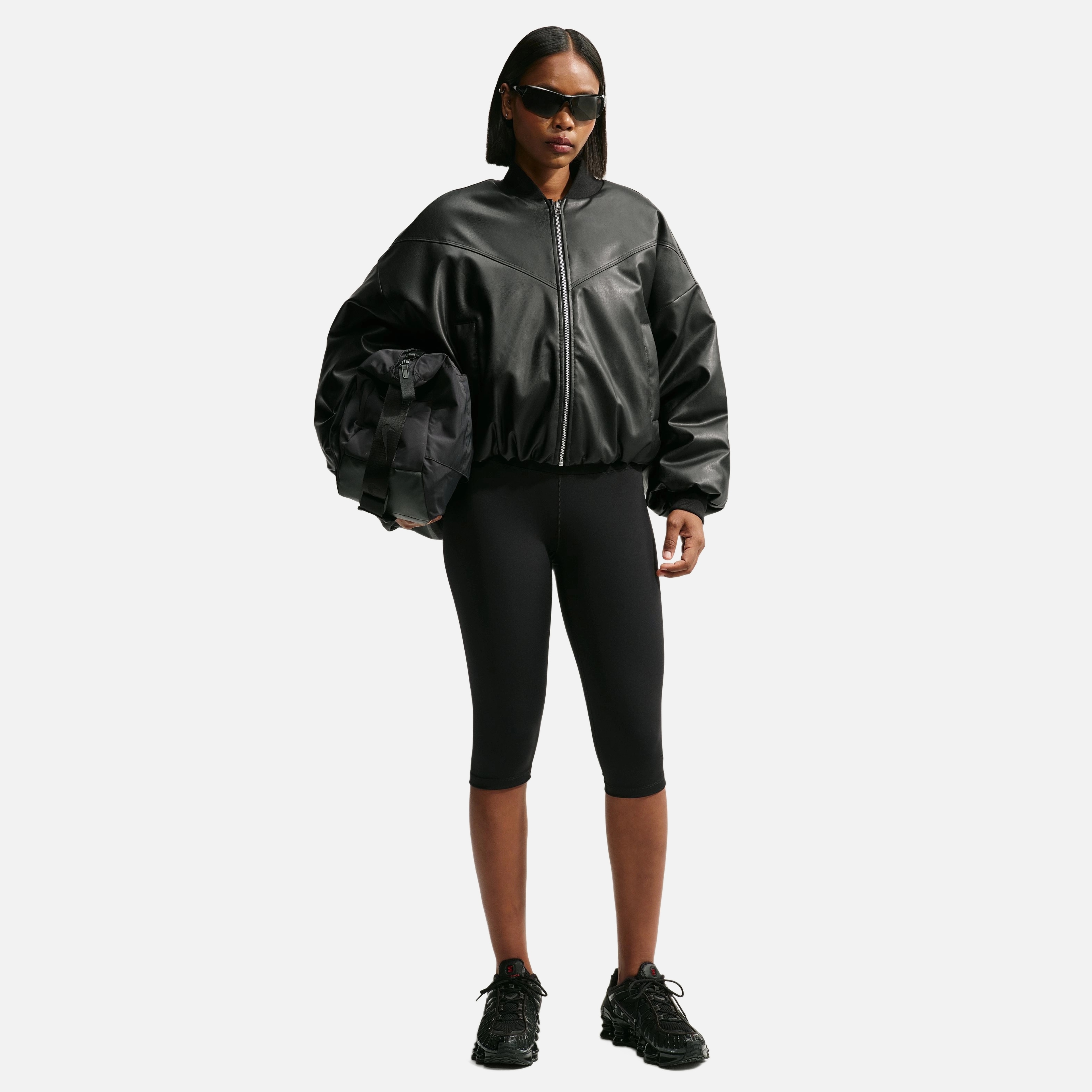 Nike Tf Pleather Bomber Kadın Ceket
