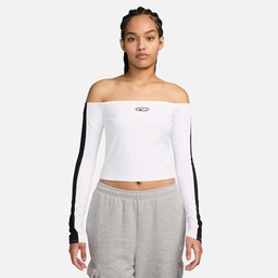Nike Street Exps Off-Shoulder Kadın Tişört