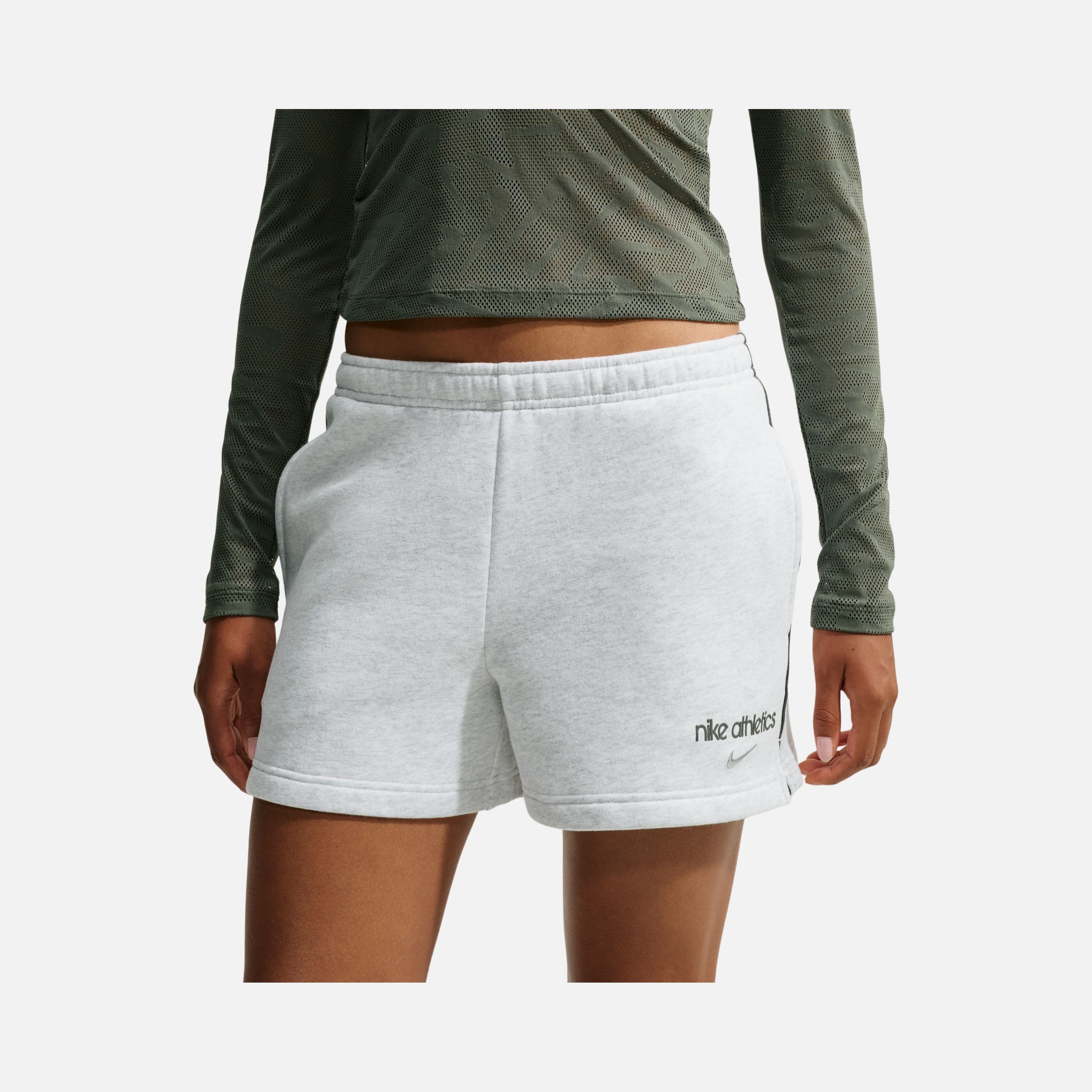 Nike Studio Fleece Medium Weight Mid-Rise Kadın Şort