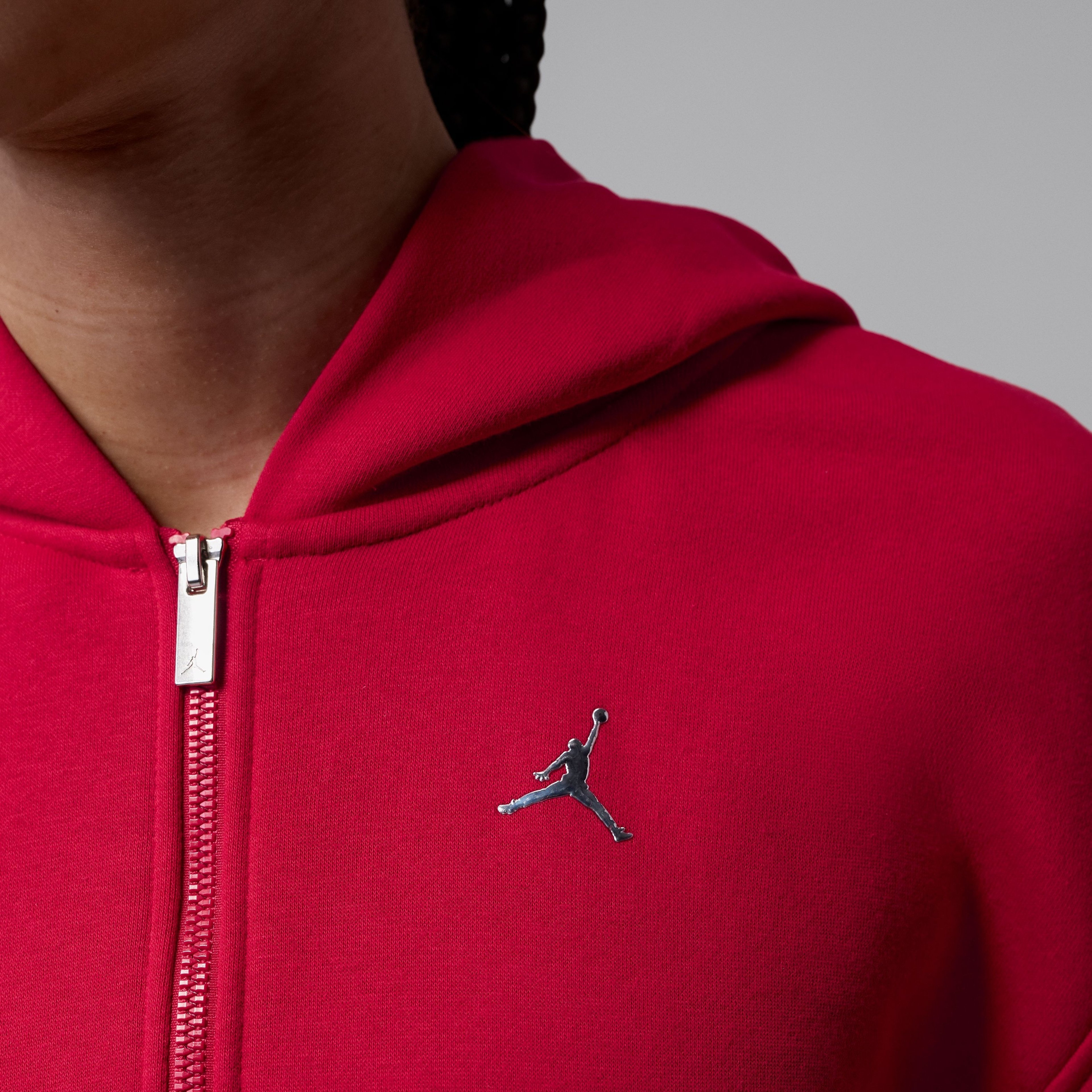 Nike Jordan Brooklyn Fleece Md Crop Full-zip Kadın Ceket