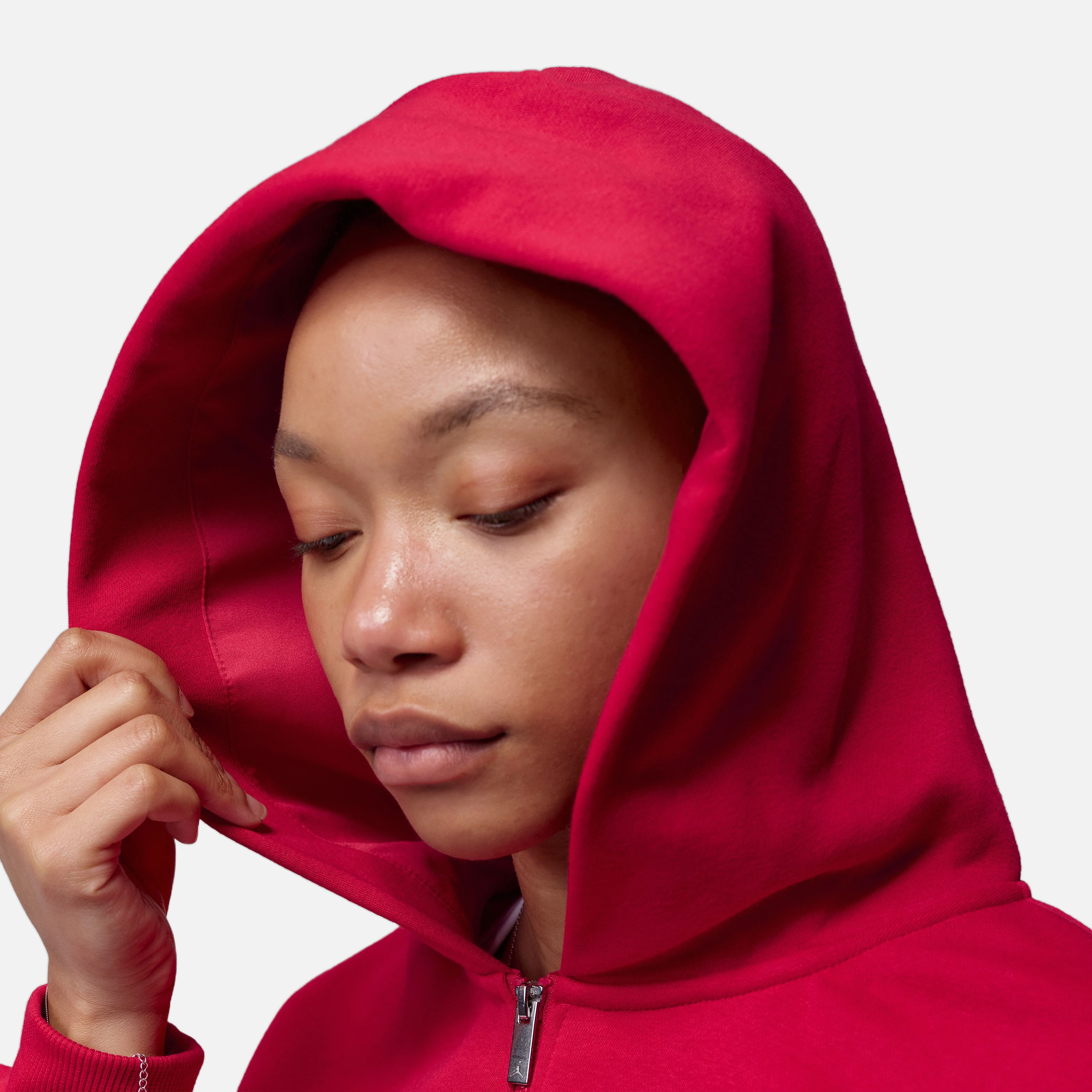 Nike Jordan Brooklyn Fleece Md Crop Full-zip Kadın Ceket