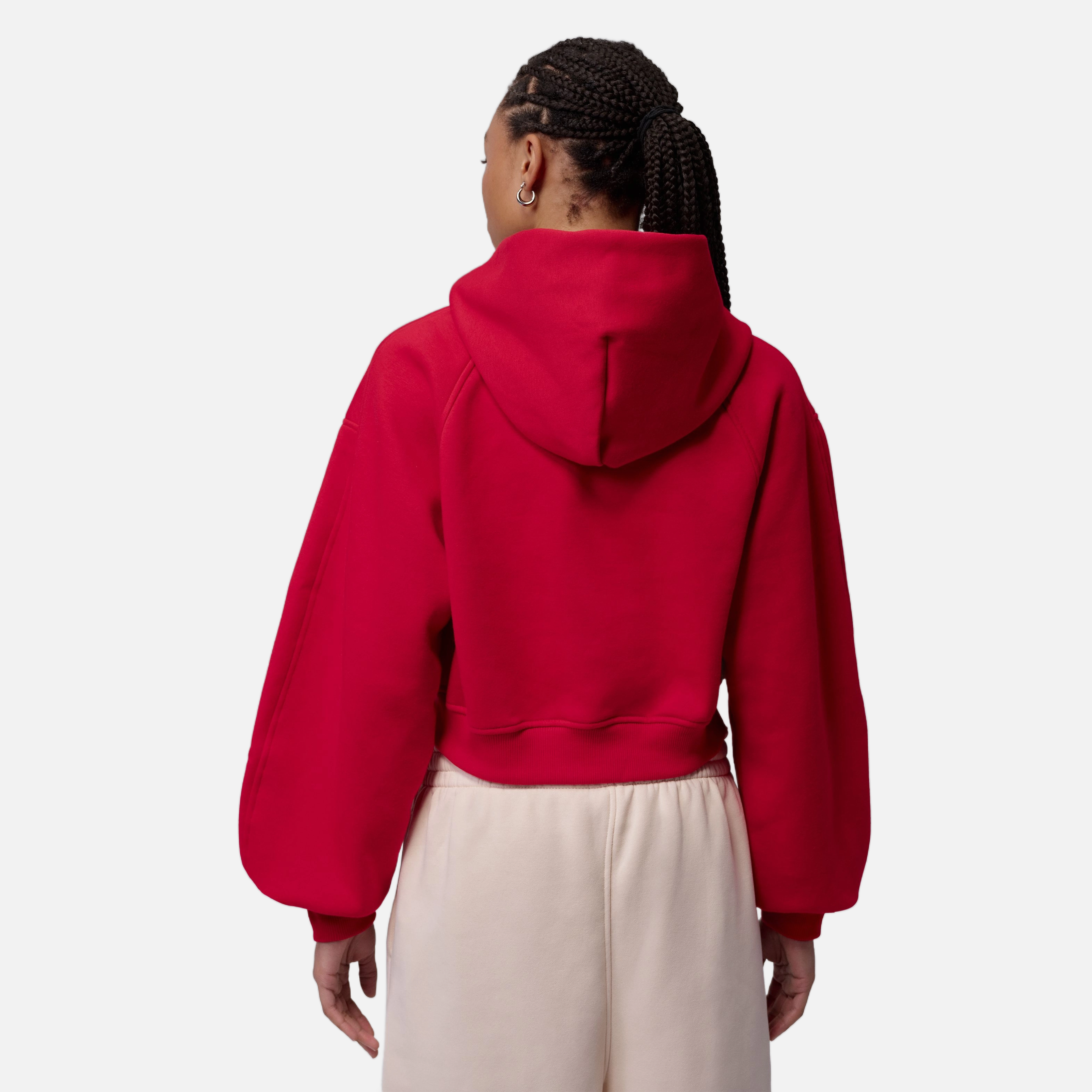 Nike Jordan Brooklyn Fleece Md Crop Full-zip Kadın Ceket
