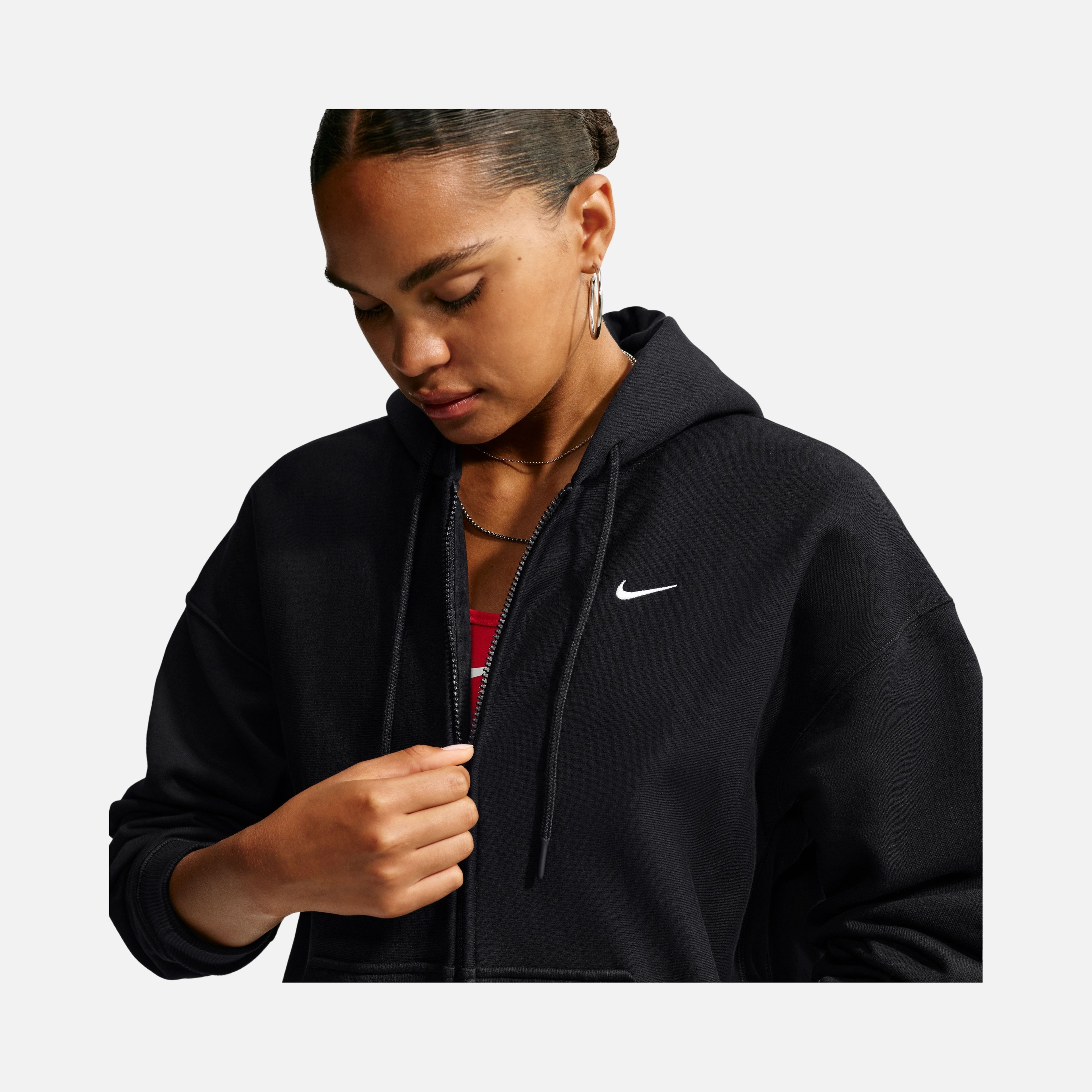 Nike Studio Fleece Heavy Oversize Full-zip Kadın Ceket