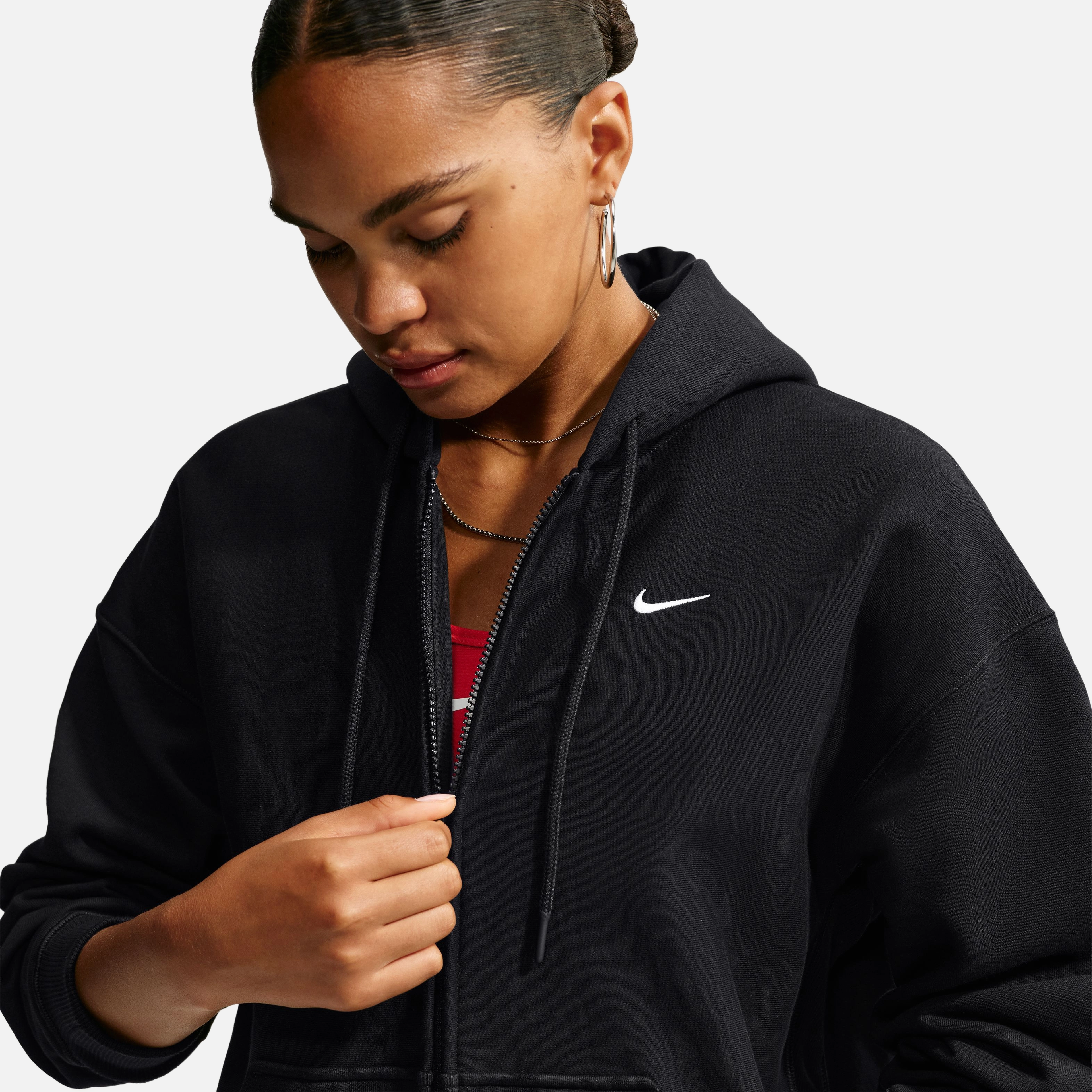 Nike Studio Fleece Heavy Oversize Full-zip Kadın Ceket