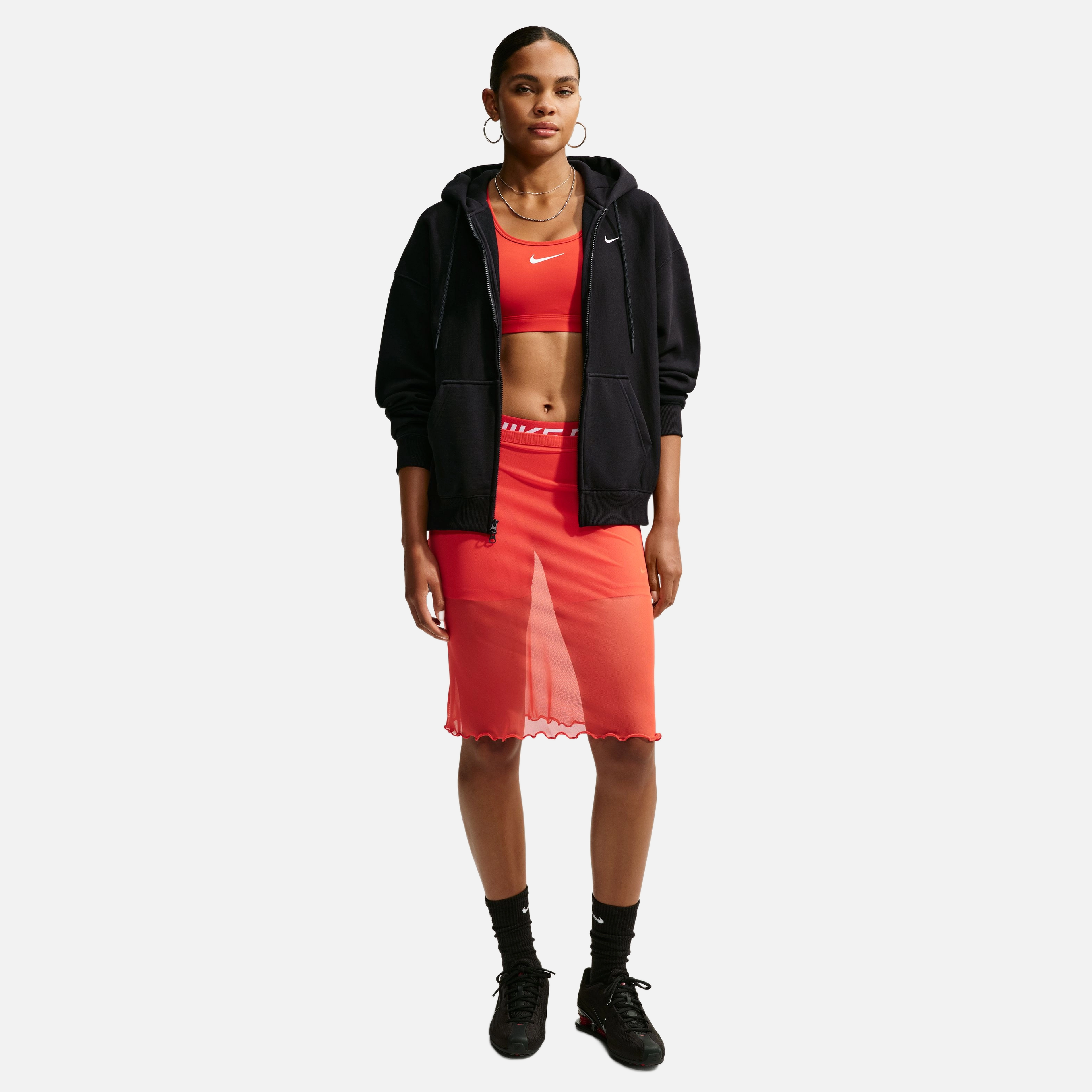 Nike Studio Fleece Heavy Oversize Full-zip Kadın Ceket