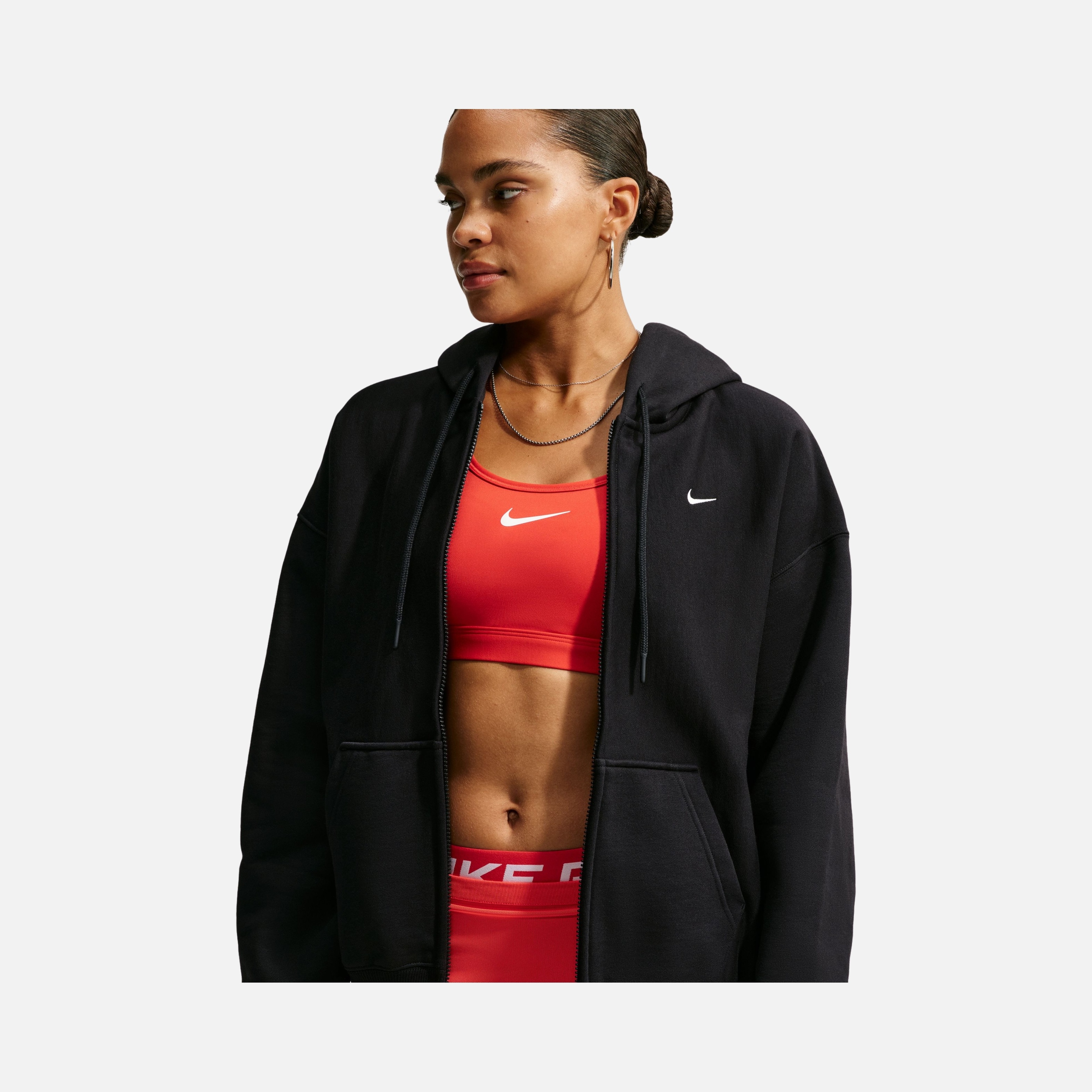 Nike Studio Fleece Heavy Oversize Full-zip Kadın Ceket