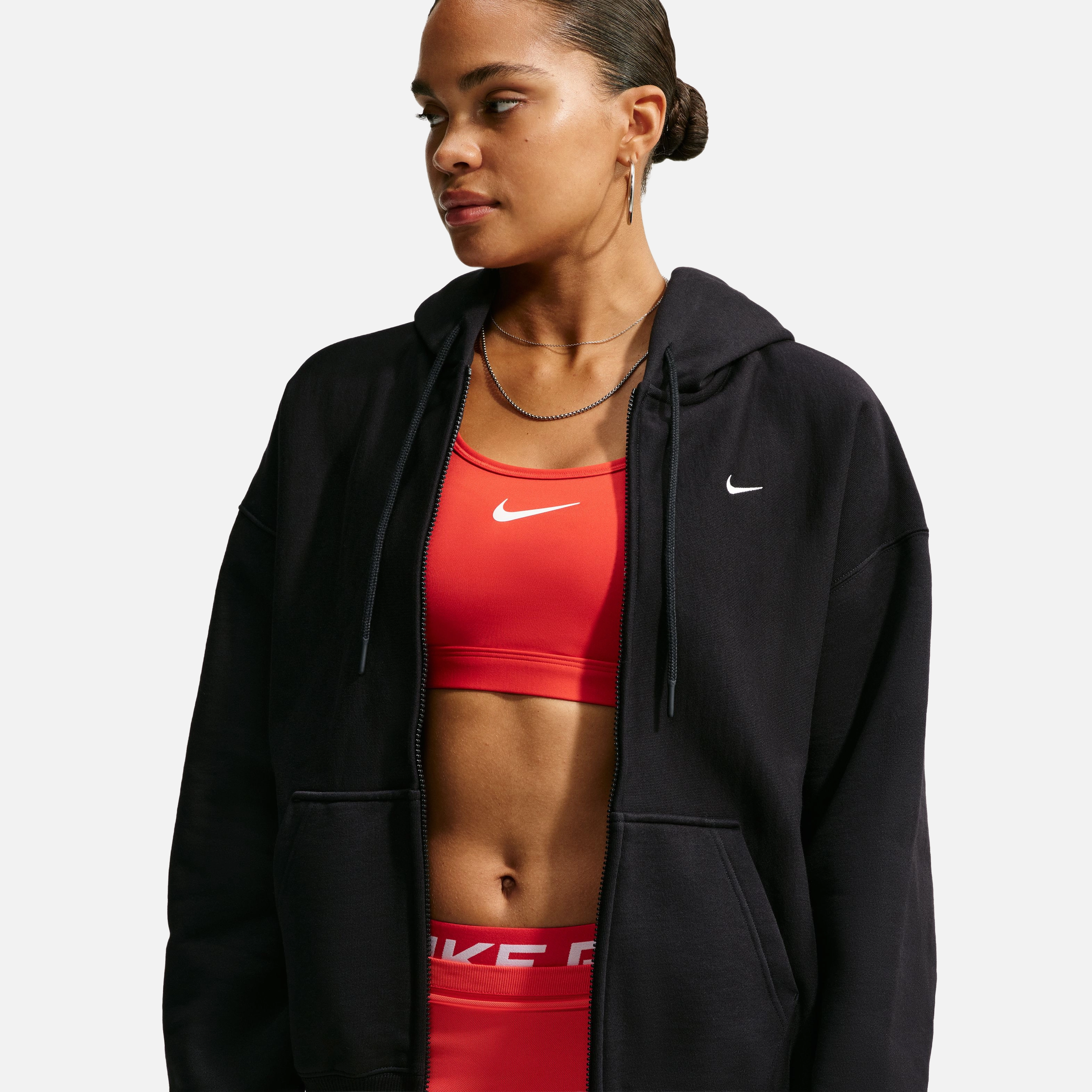 Nike Studio Fleece Heavy Oversize Full-zip Kadın Ceket