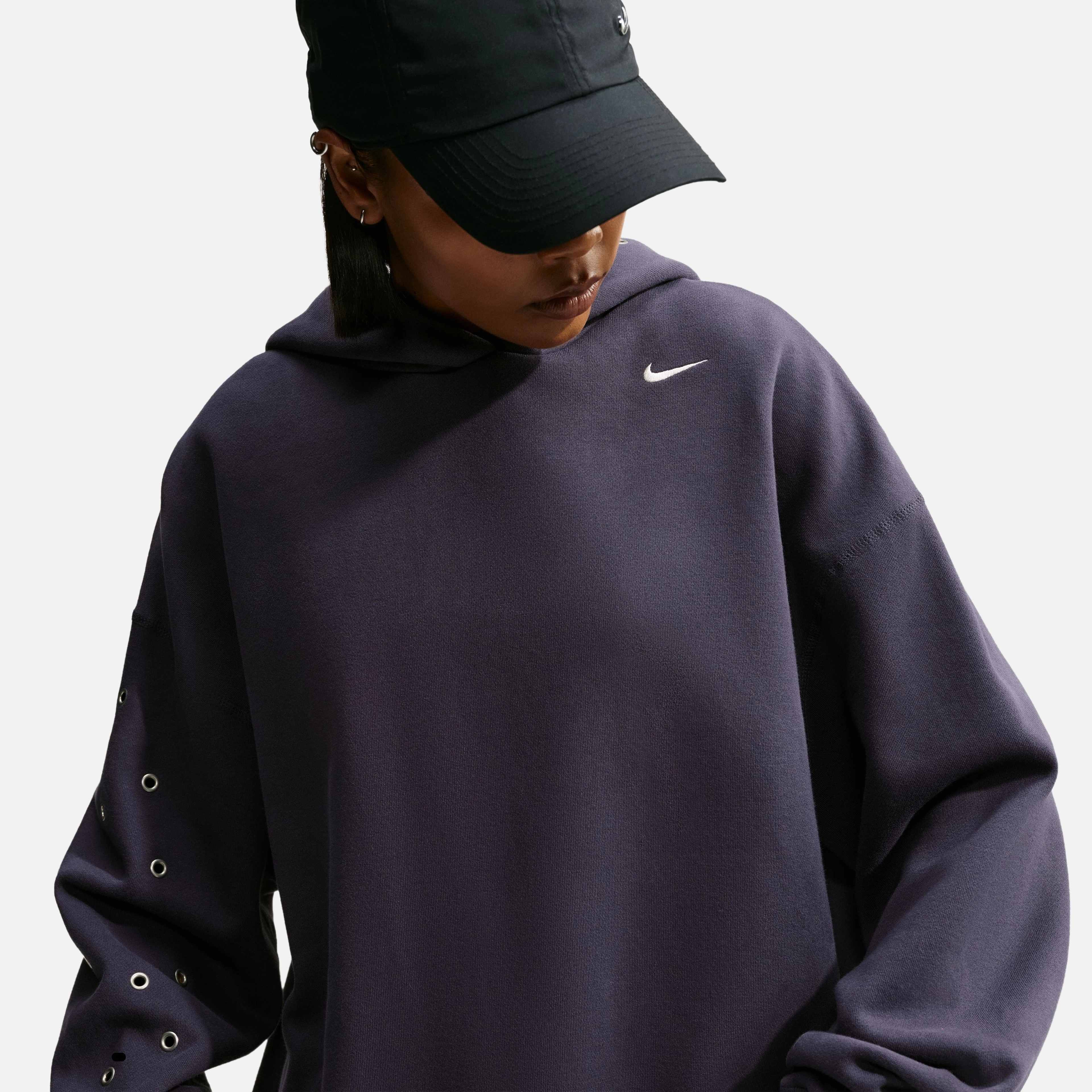 Nike Studio Fleece Mw Oversize Pullover Kadın Sweatshirt