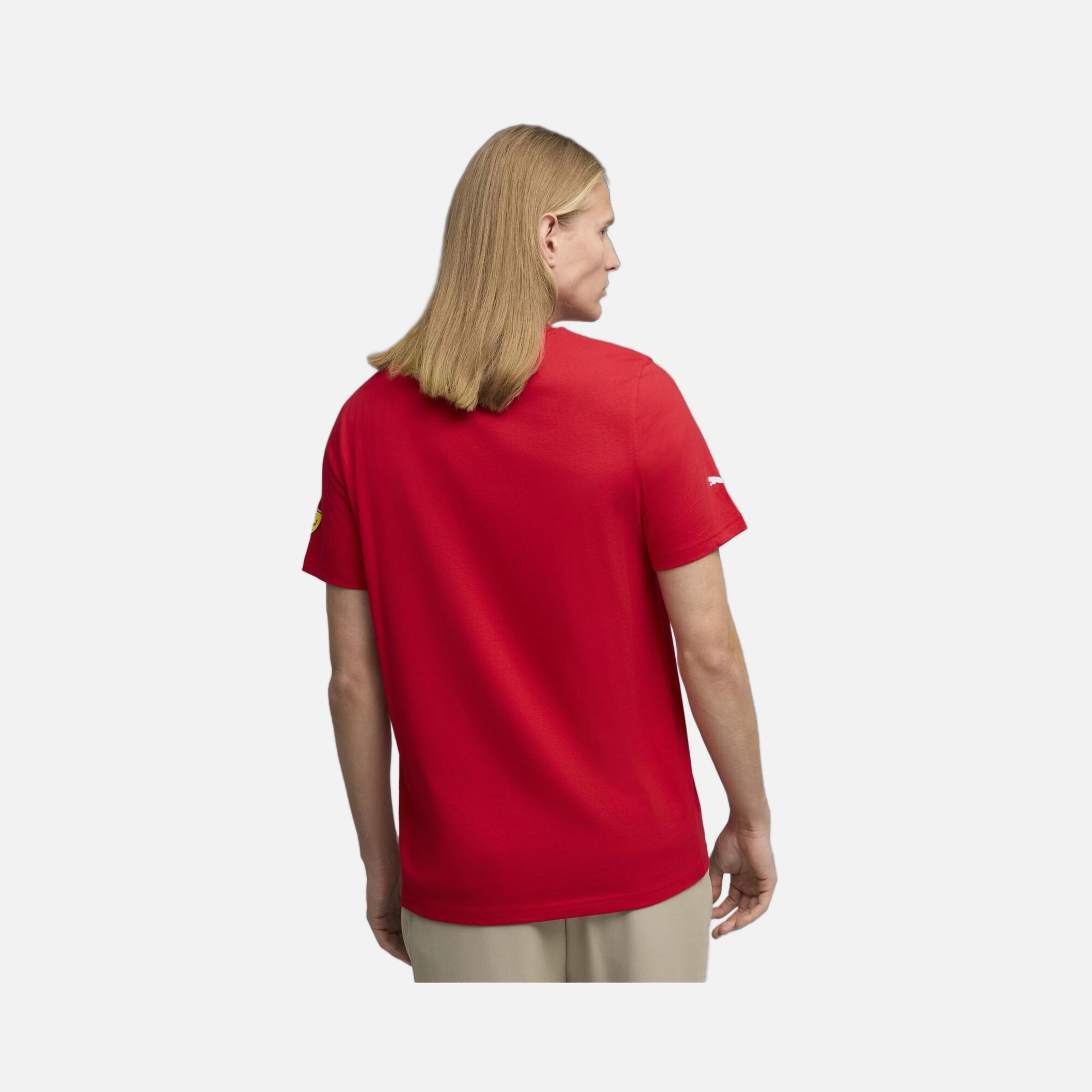 Puma Scuderia Ferrari Tonal Shield Erkek Tişört