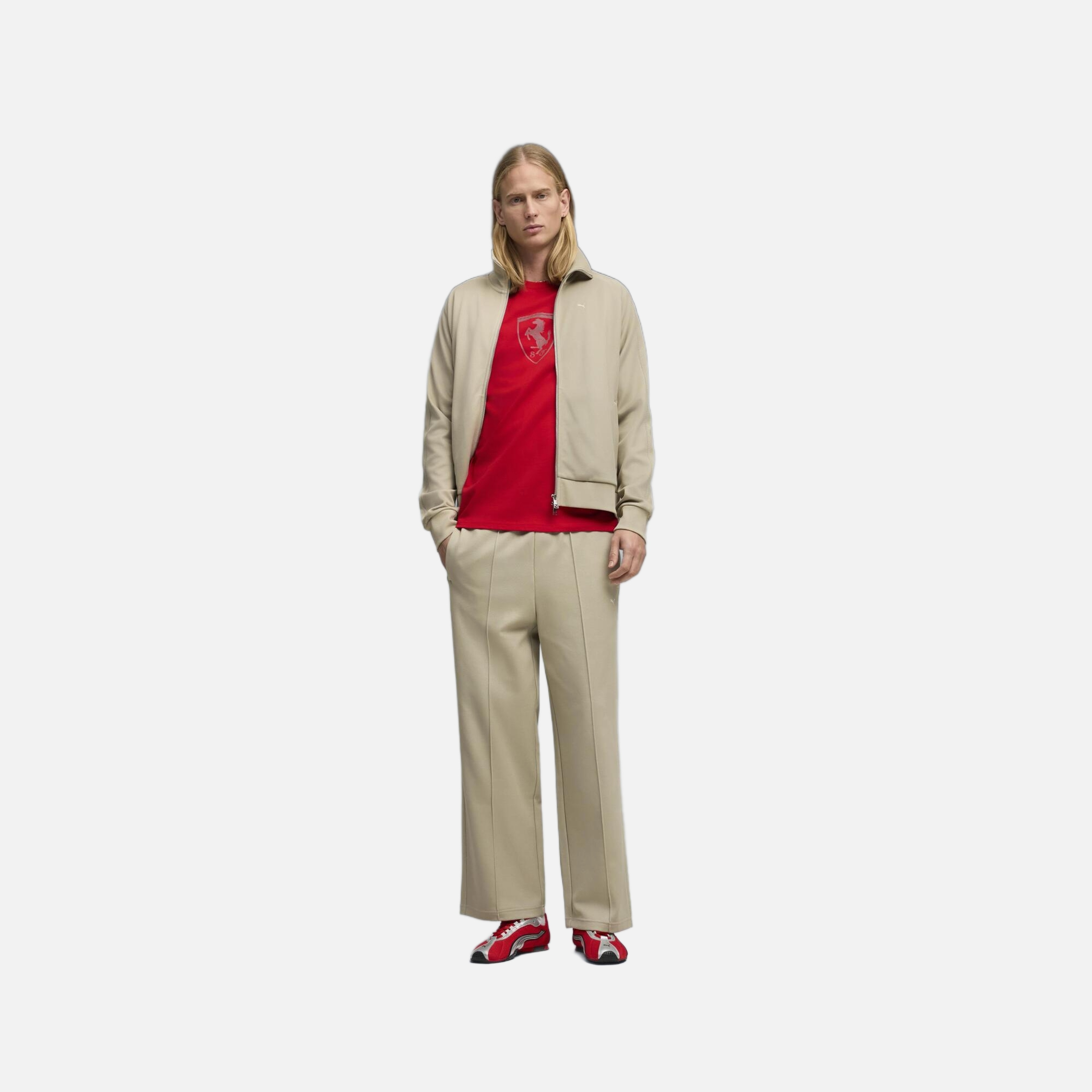 Puma Scuderia Ferrari Tonal Shield Erkek Tişört