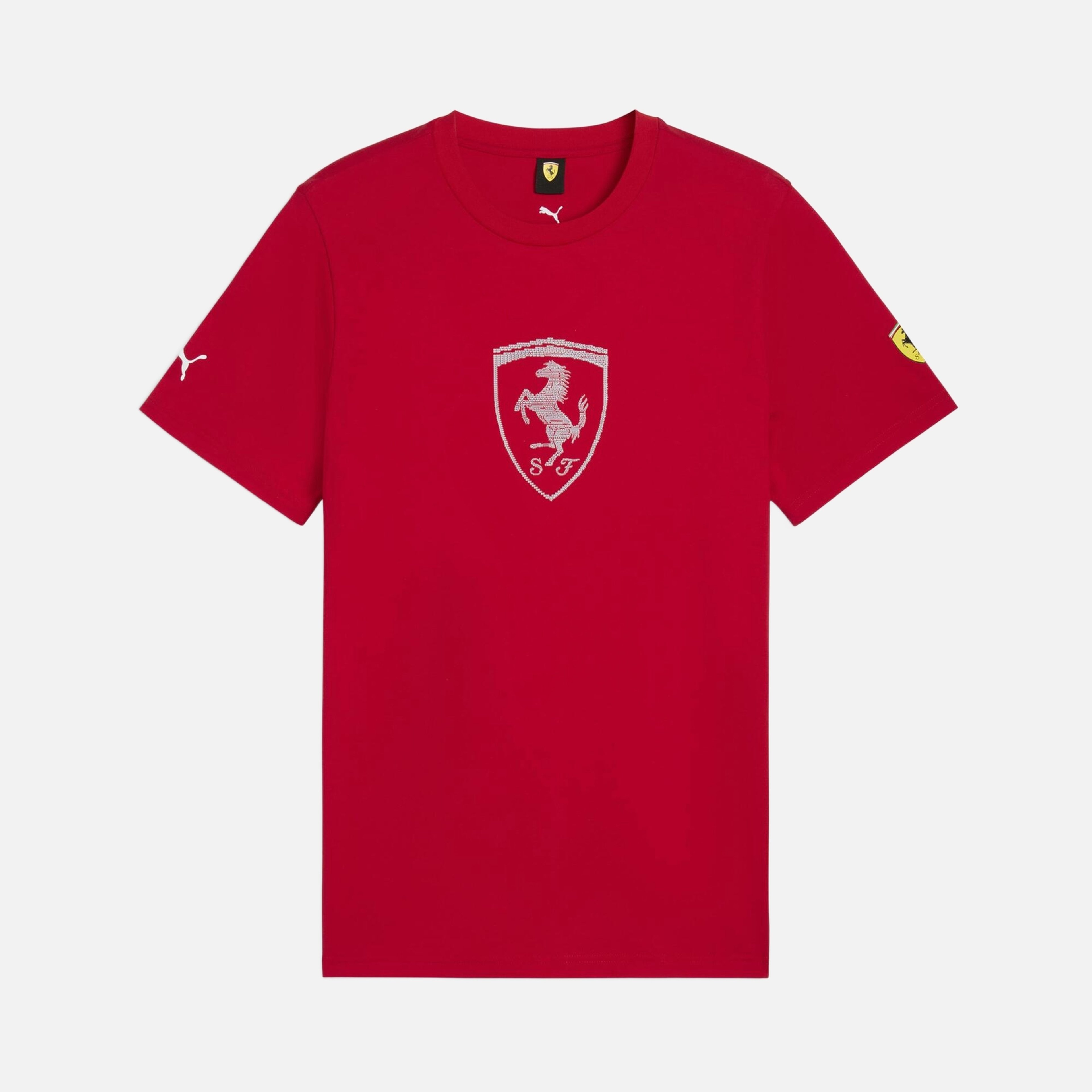 Puma Scuderia Ferrari Tonal Shield Erkek Tişört