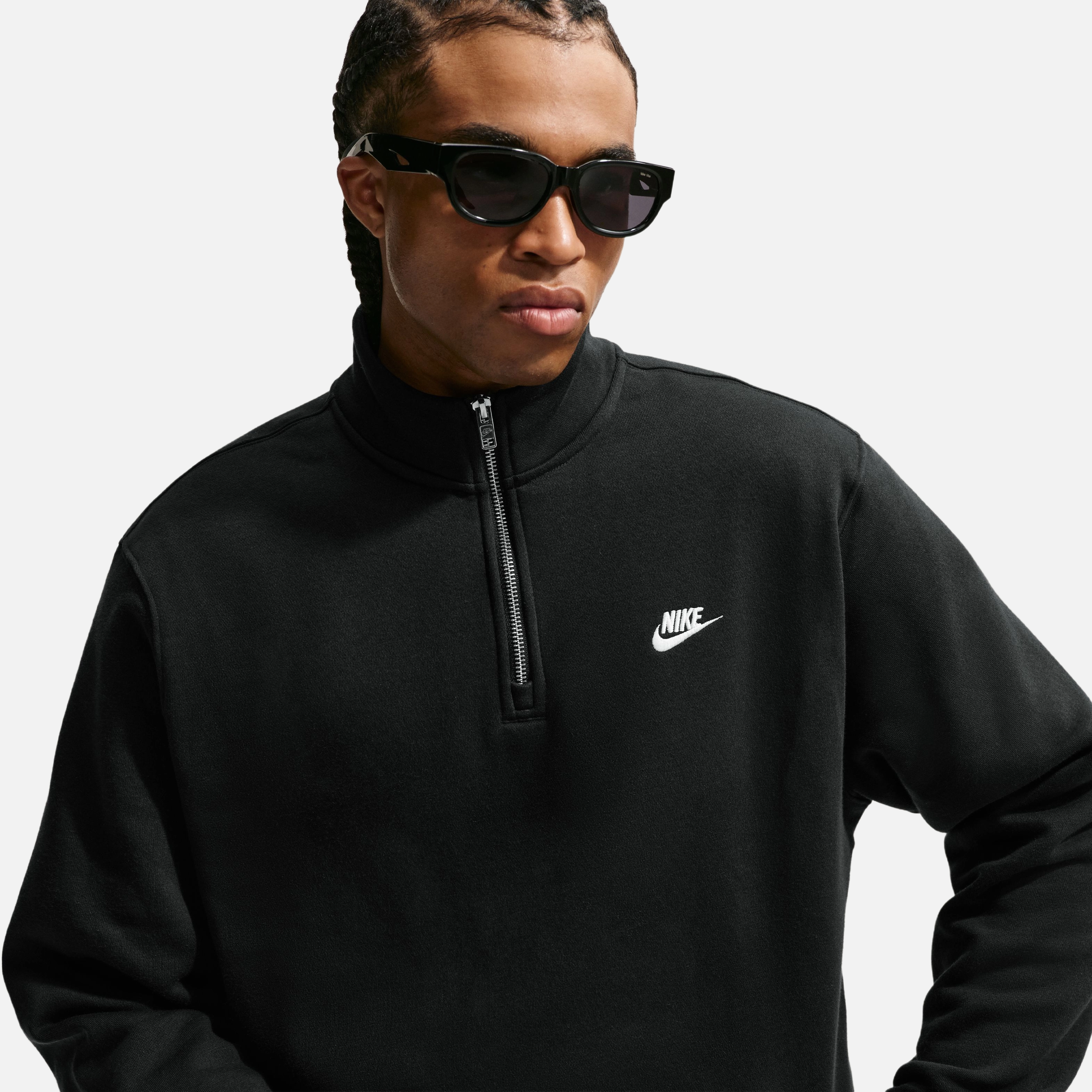Nike Club Bb Half-Zip Erkek Sweatshirt