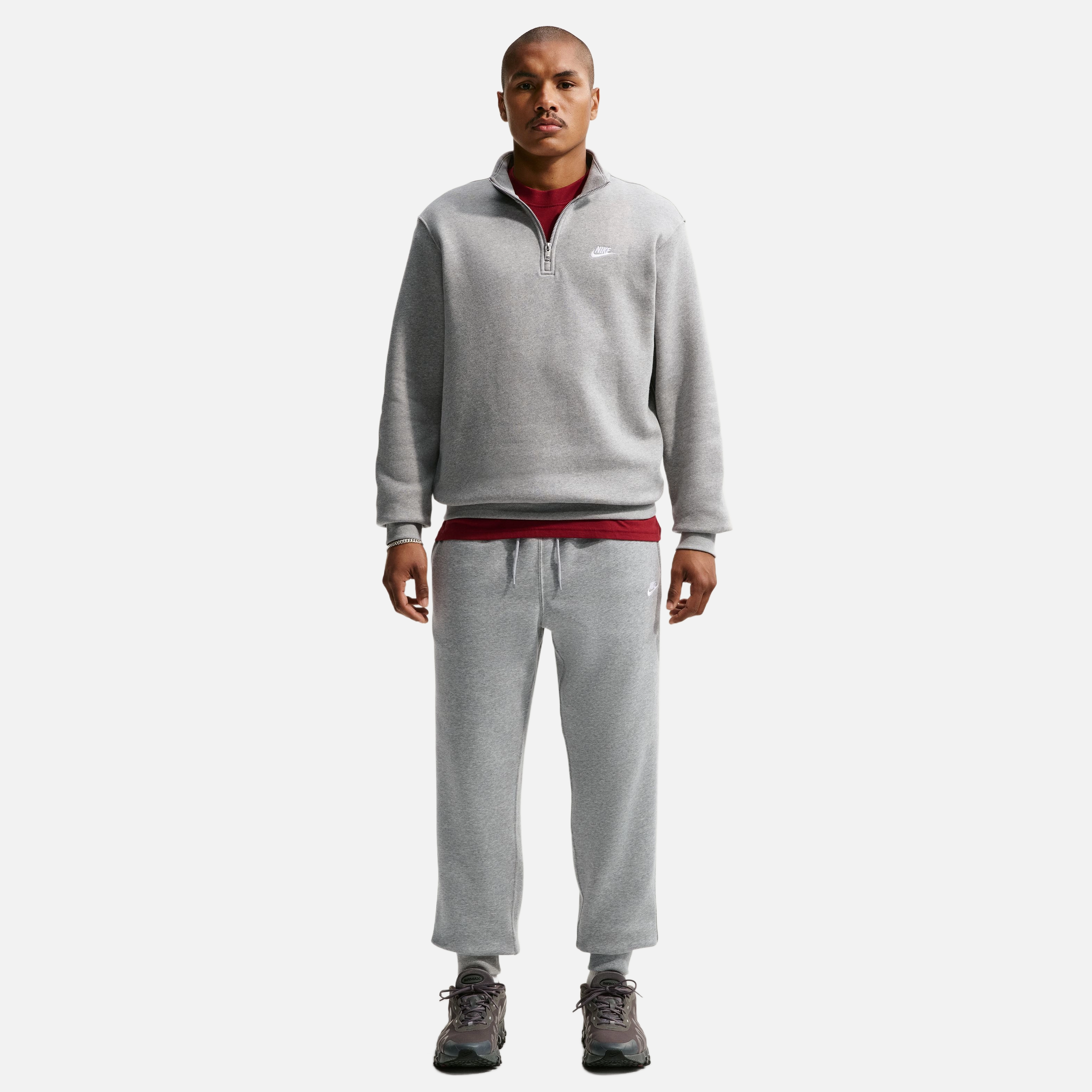 Nike Club Bb Half-Zip Erkek Sweatshirt