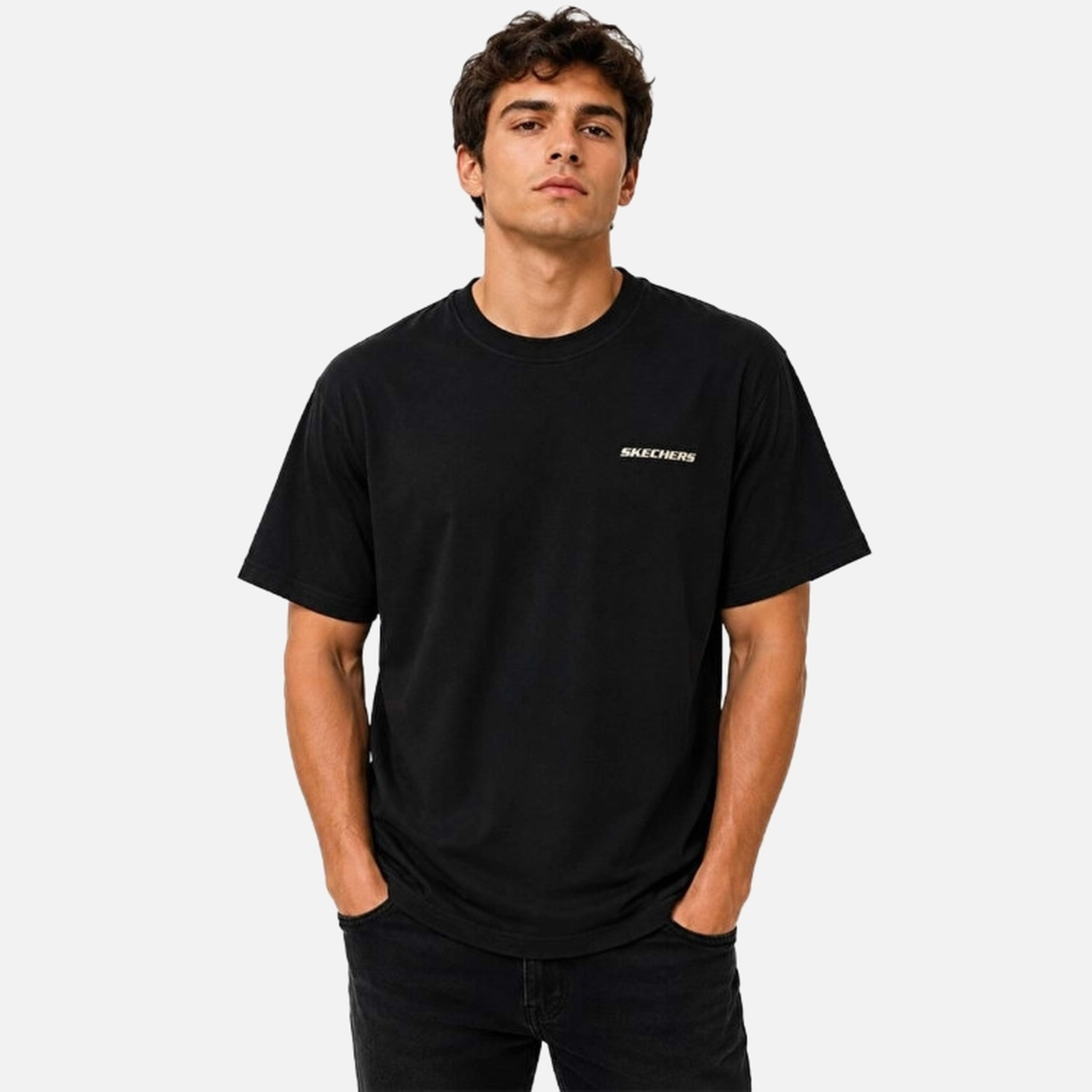 Skechers Oversize Essential Heavy Erkek Tişört