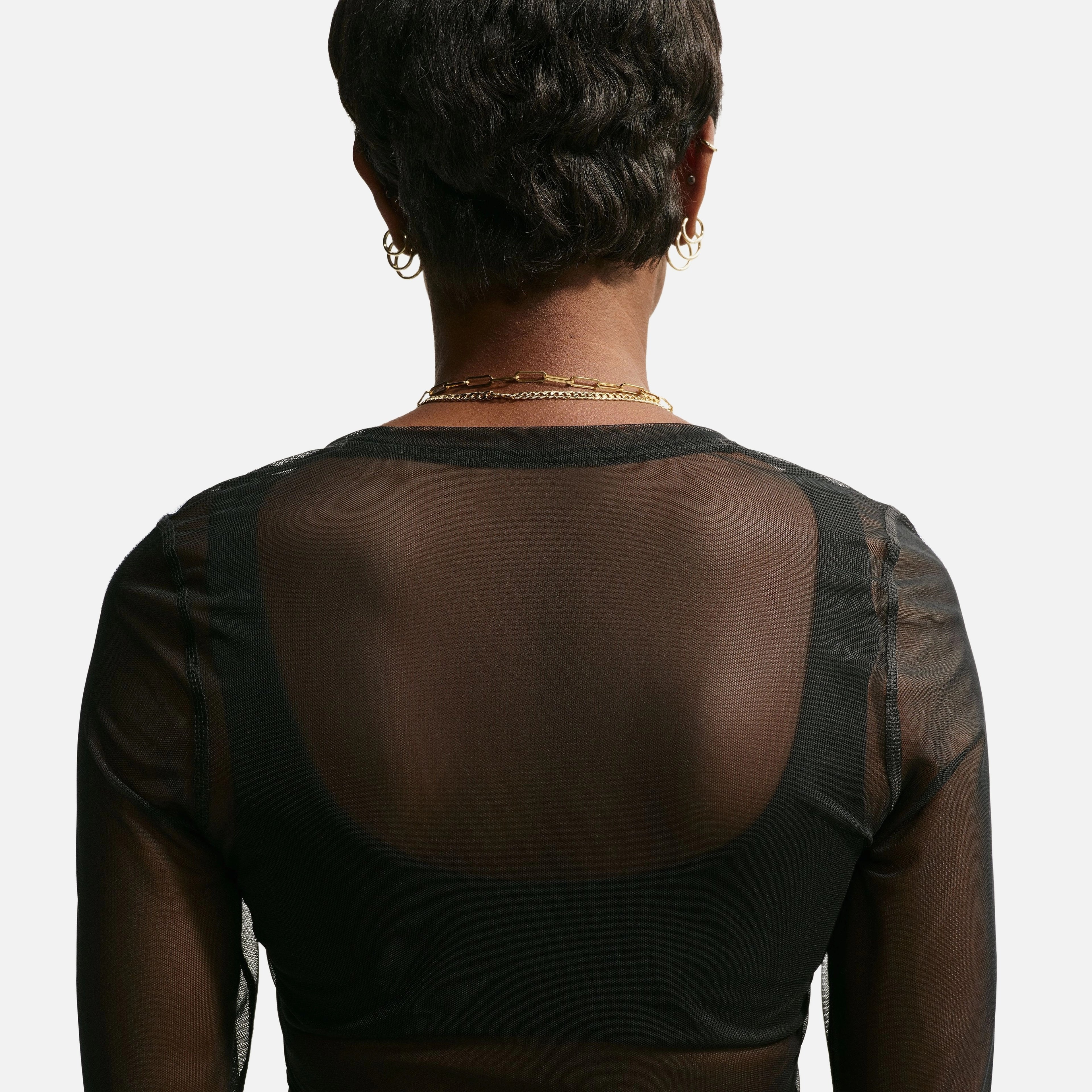 Nike Street Sheer Long-Sleeve Kadın Tişört