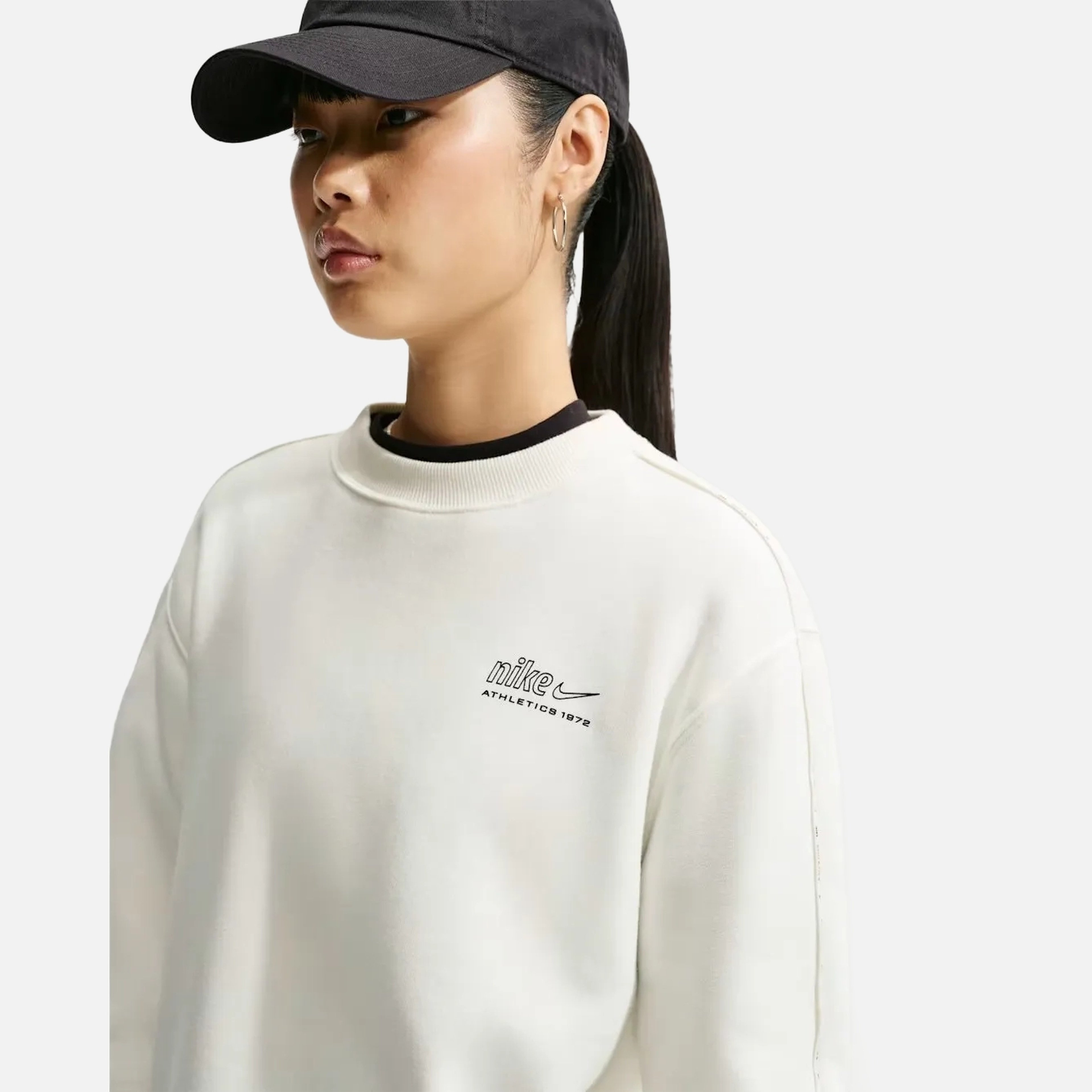 Женский свитшот Nike Studio Fleece Medium Weight