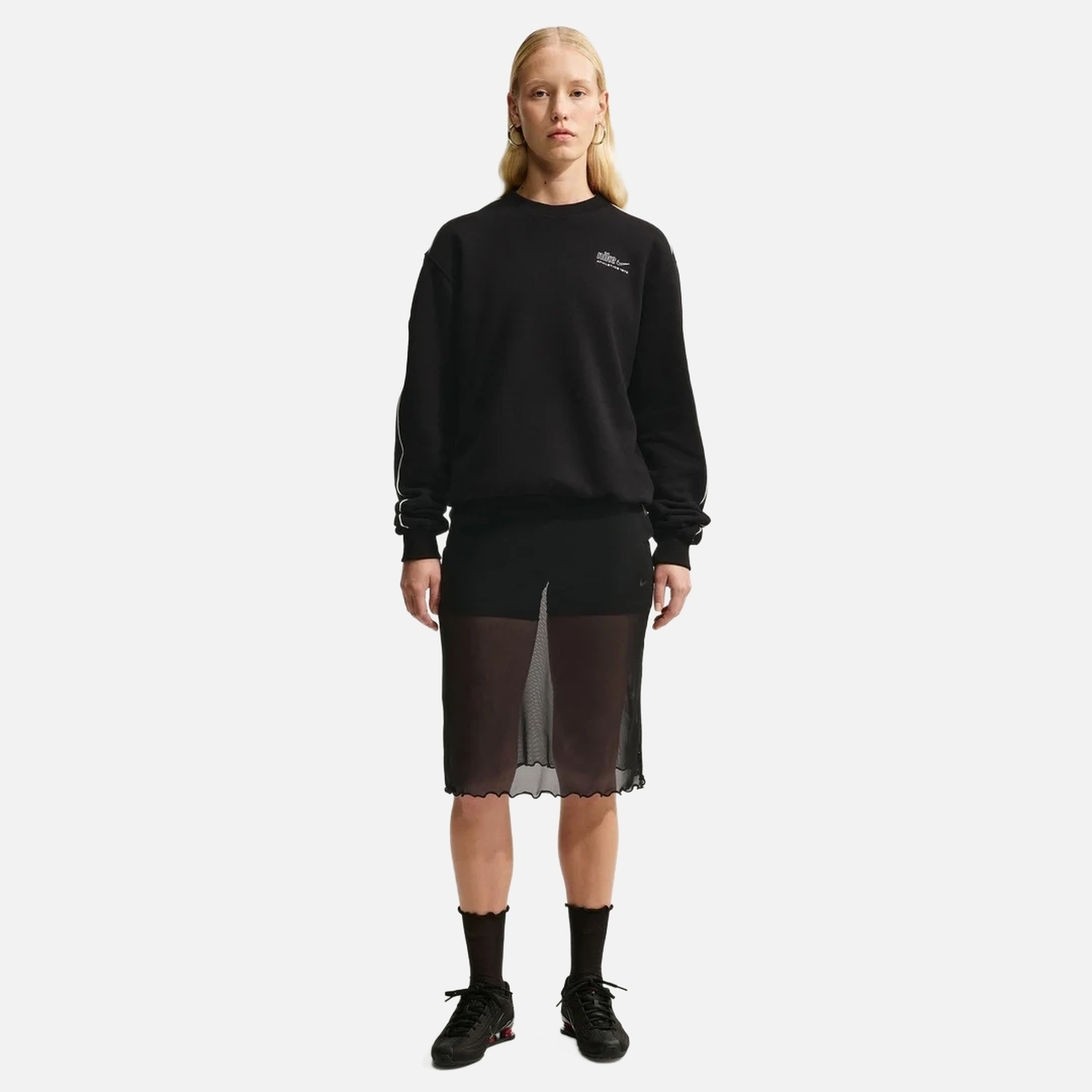 Женский свитшот Nike Studio Fleece Medium Weight