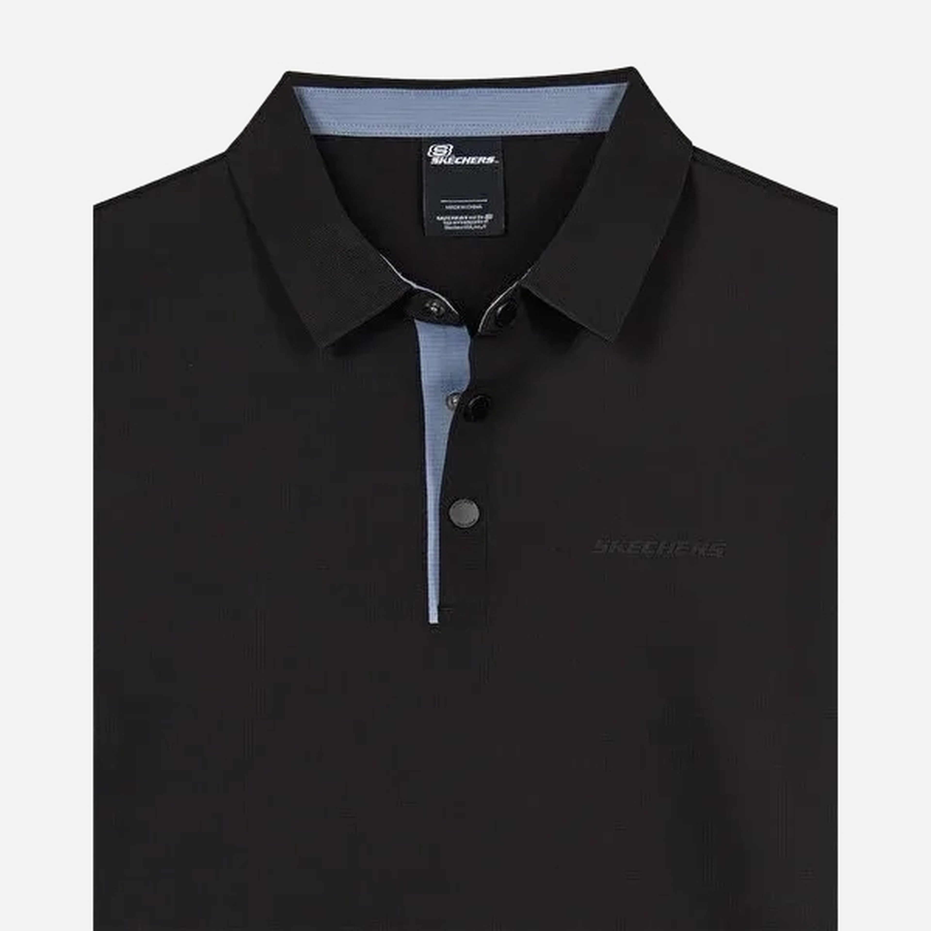 Skechers Long Sleeve Waffle Erkek Polo Tişört