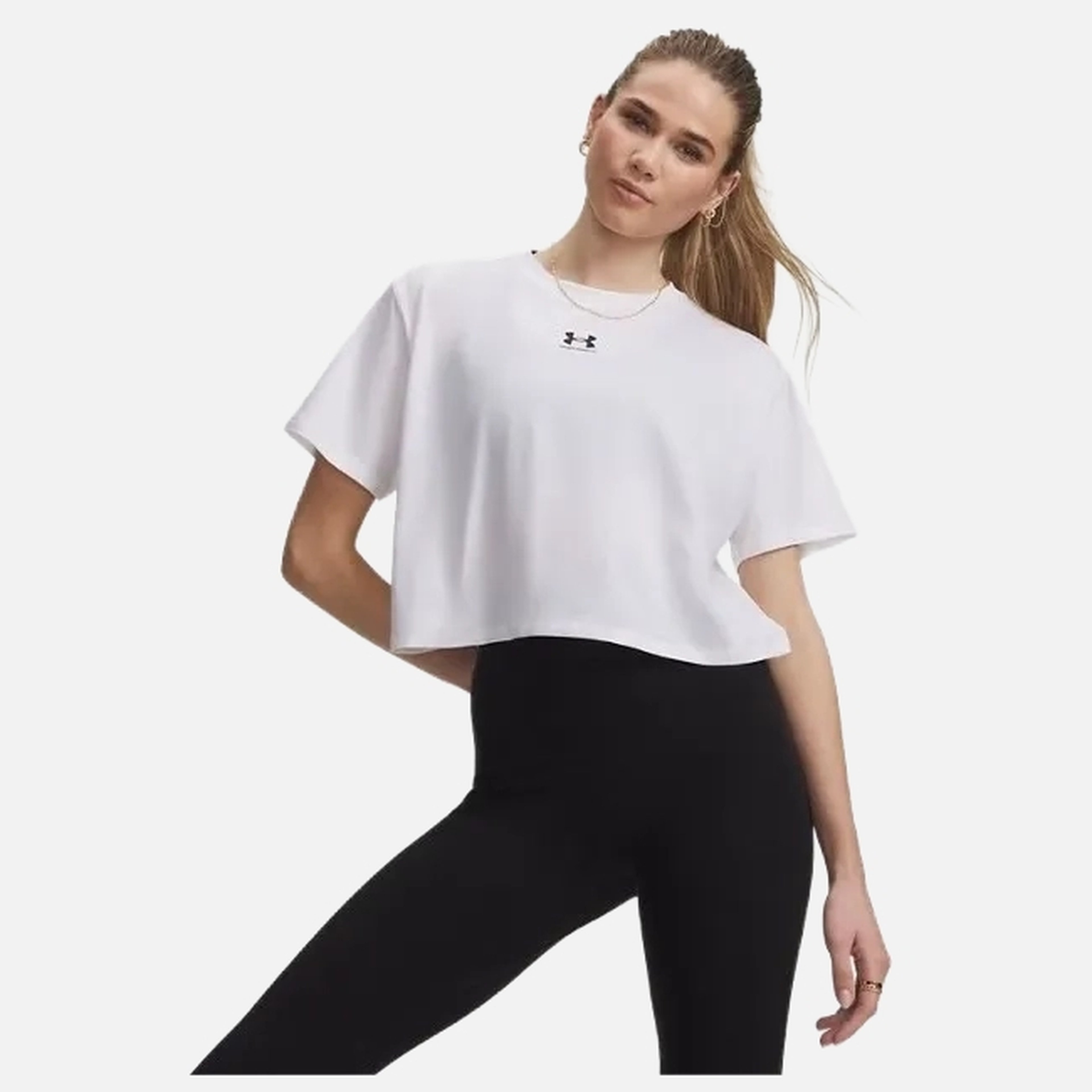 Under Armour Rival Boxy Solid Kadın Tişört