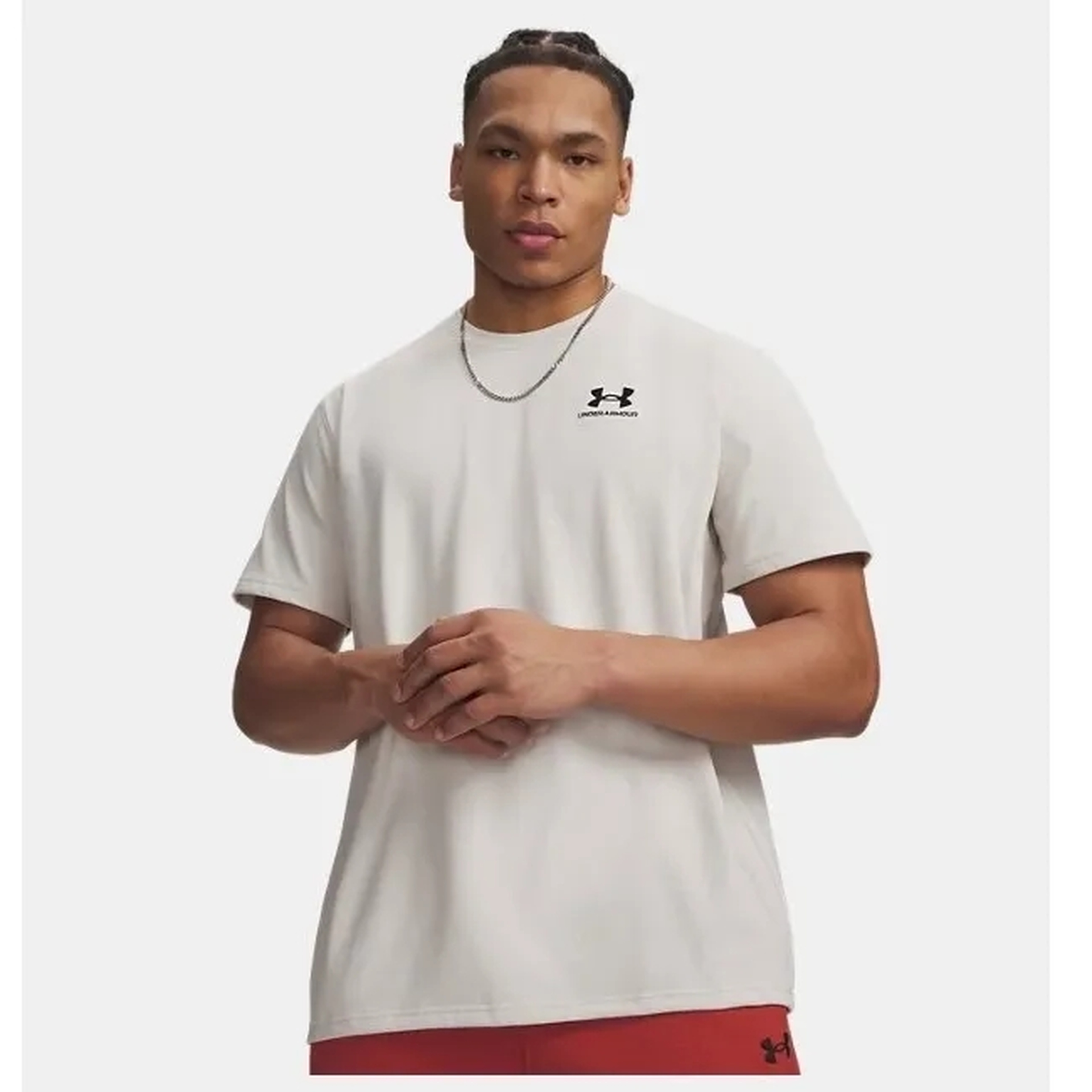 Under Armour Logo EMB Heavyweight Training Short-Sleeve Erkek Tişört