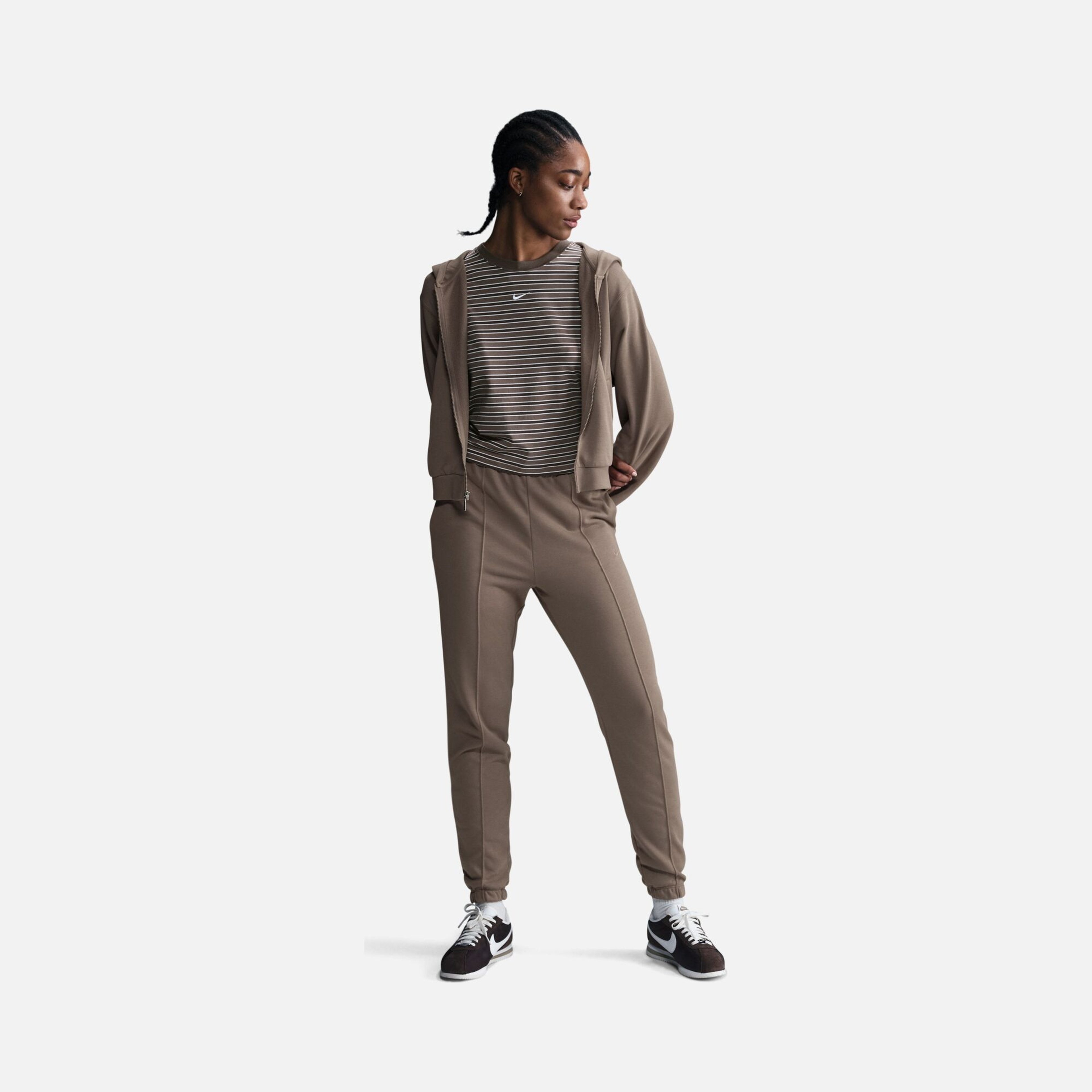 Женские спортивные штаны Nike Sportswear Phoenix Fleece Chill French Terry Slim High-Waisted