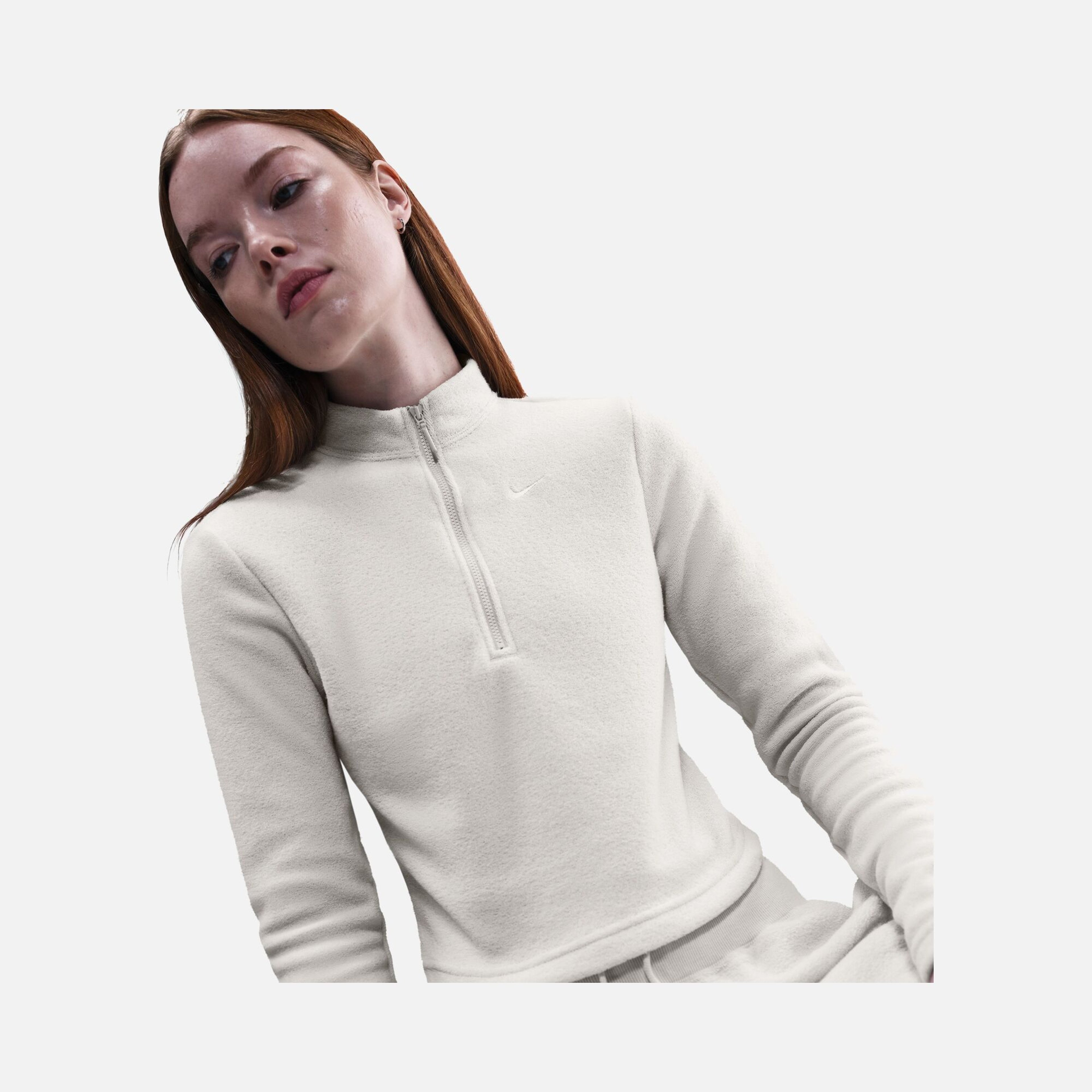 Nike Nsw Phoenix Plush Half-zip Kadın Sweatshirt