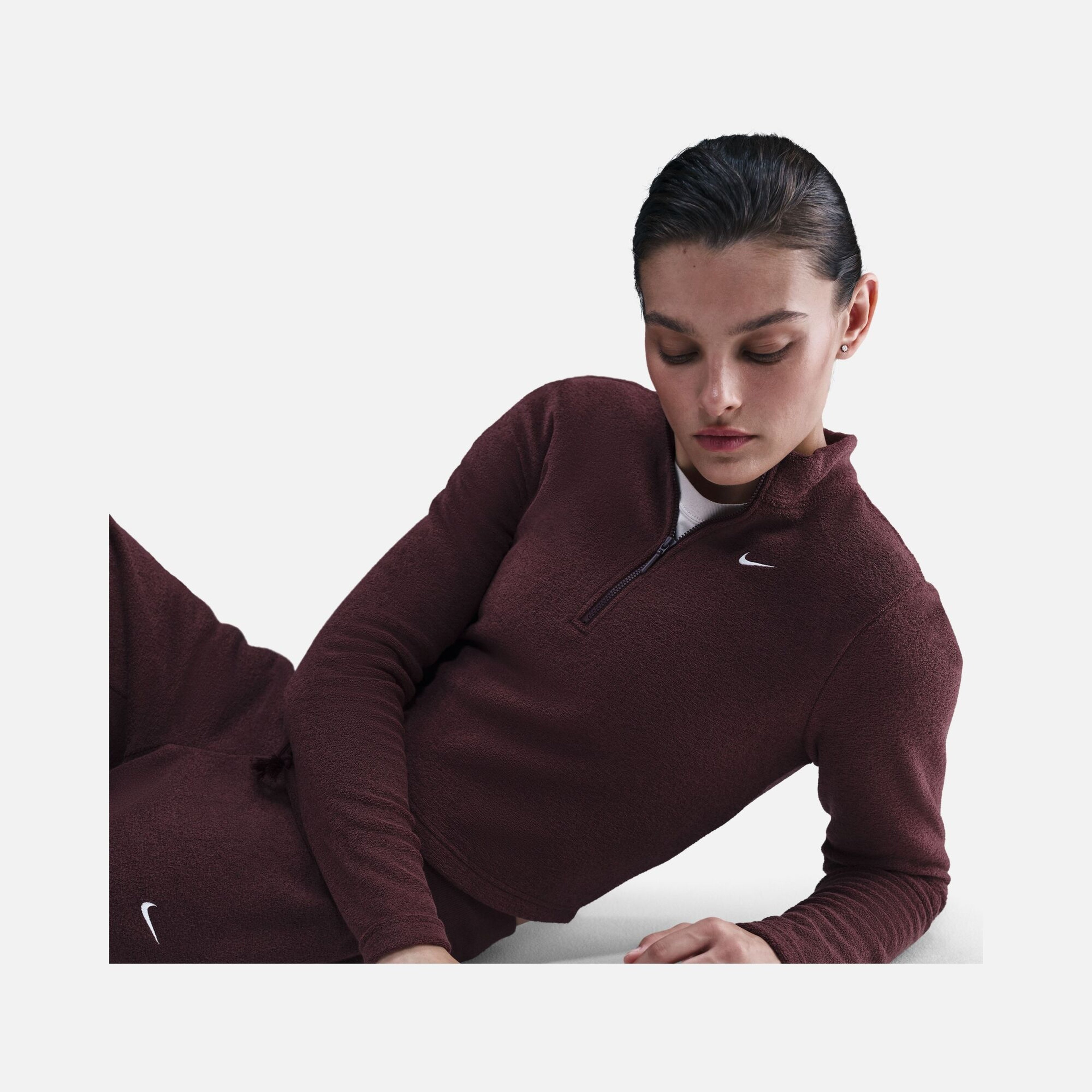 Nike Nsw Phoenix Plush Half-zip Kadın Sweatshirt