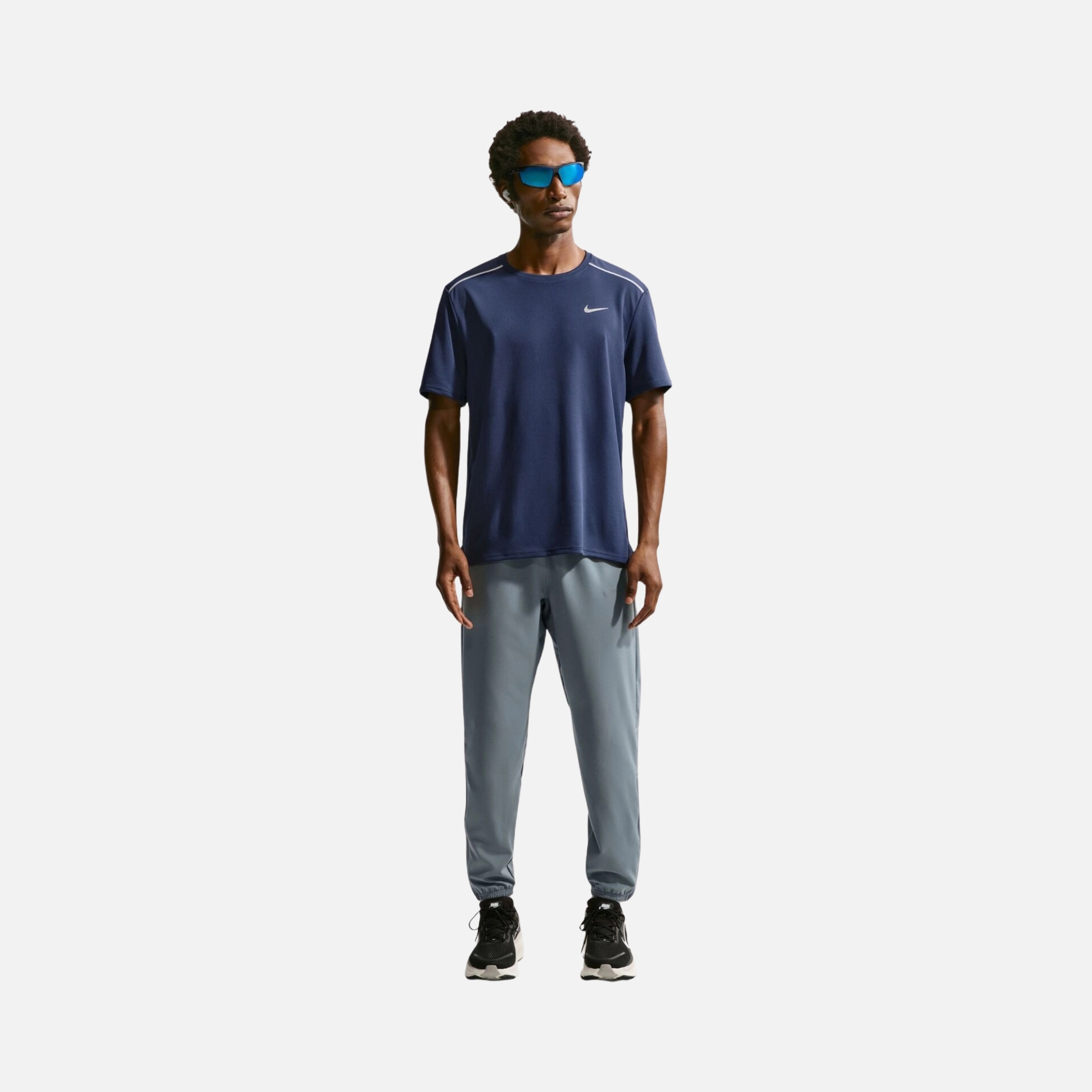 Nike Miler Dri-FIT UV-Protection Short-Sleeve Erkek Tişört