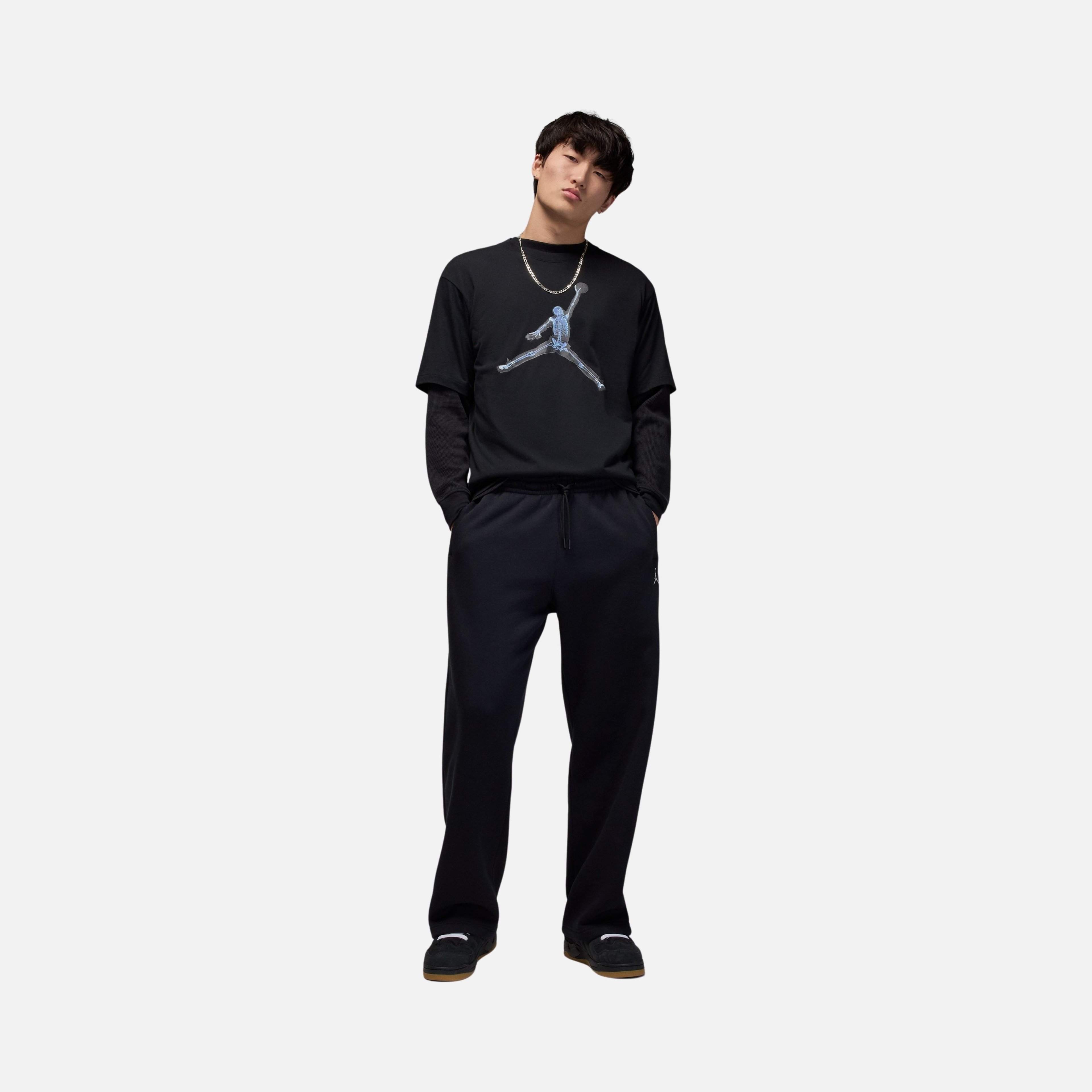 Nike M Jordan Nc Xray Jm Ss Crew Erkek Tişört
