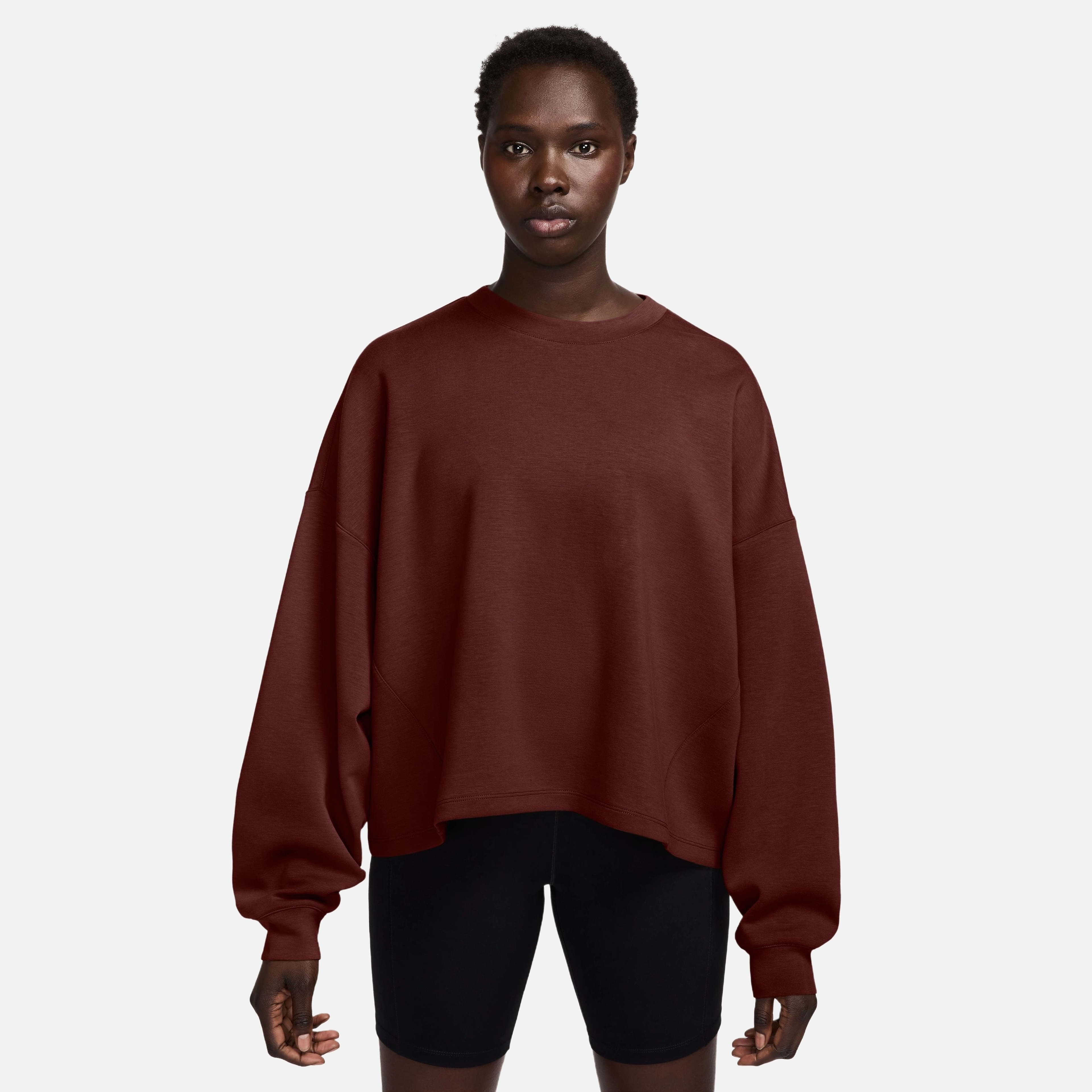 Nike 24.7 Dri-FIT Soft Knit Extra Loose Cut Crew Training Kadın Sweatshirt