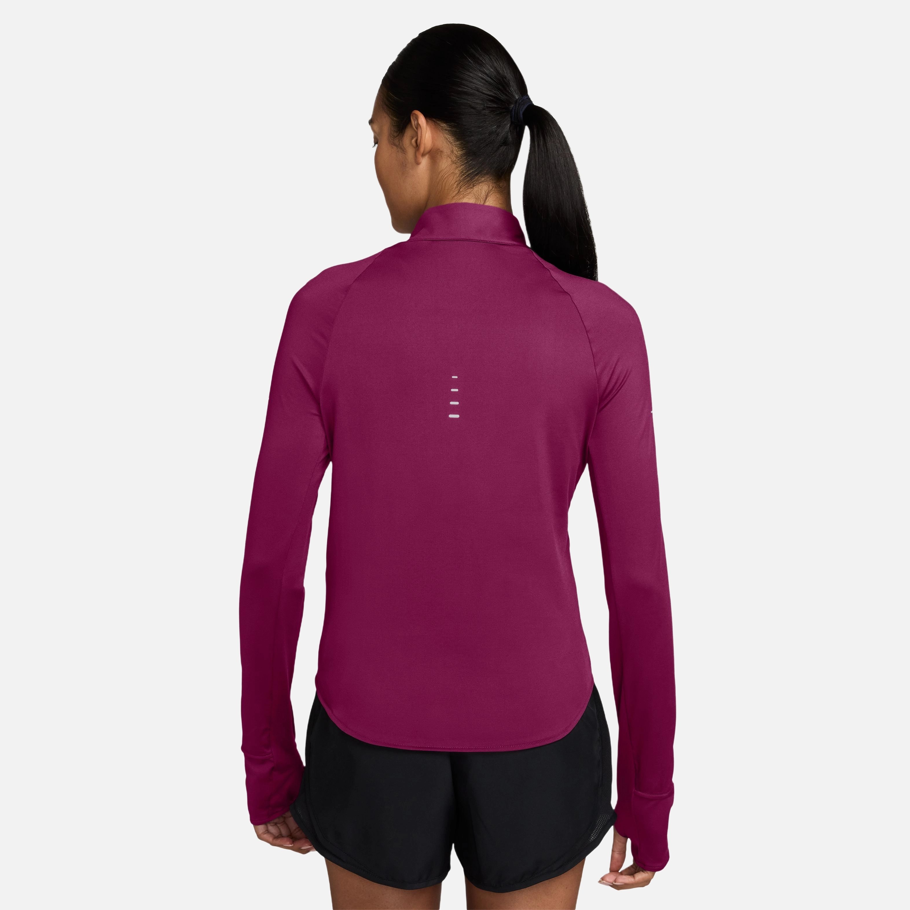 Nike Swift Dri-Fit UV 1/4-Zip Running Long-Sleeve Kadın Tişört